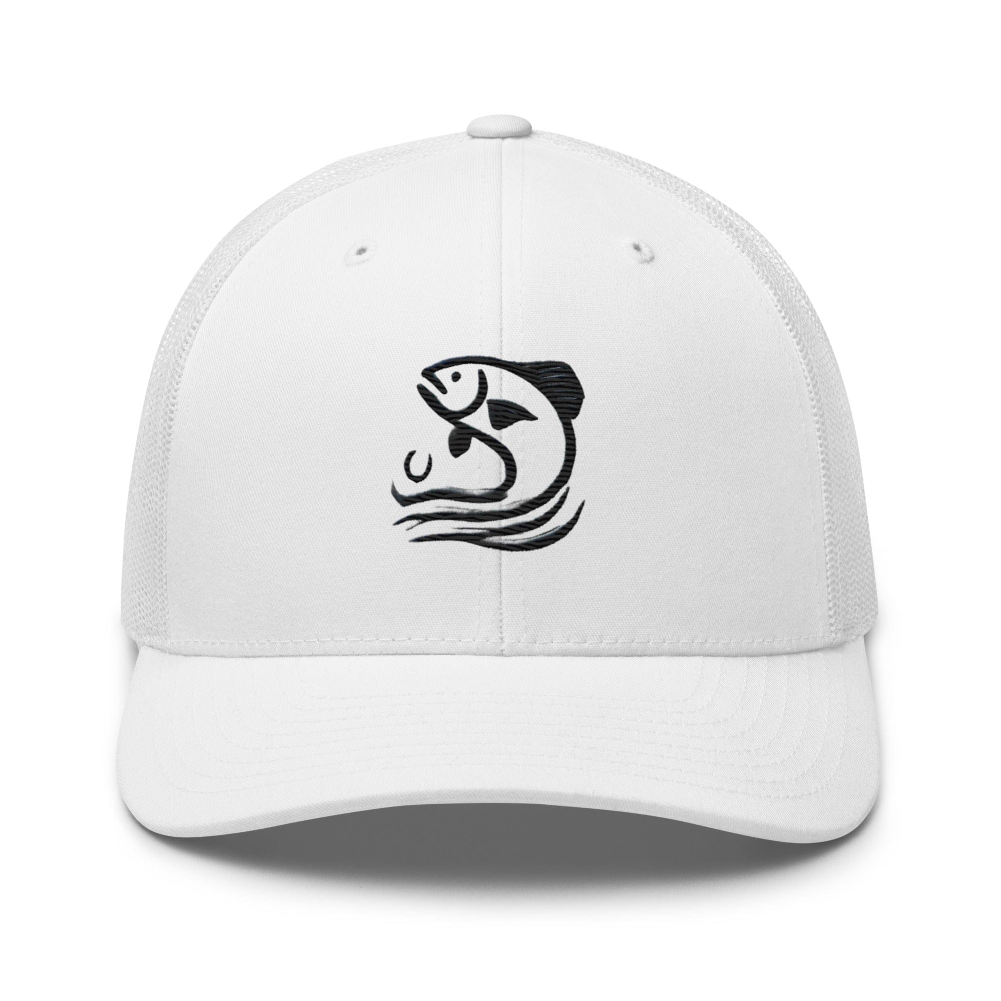 Cast Away Embroidered Minimalist Fishing Trucker Hat Stylish Casual Everyday Hat Fishing Gift Fish Graphic - Triniskies