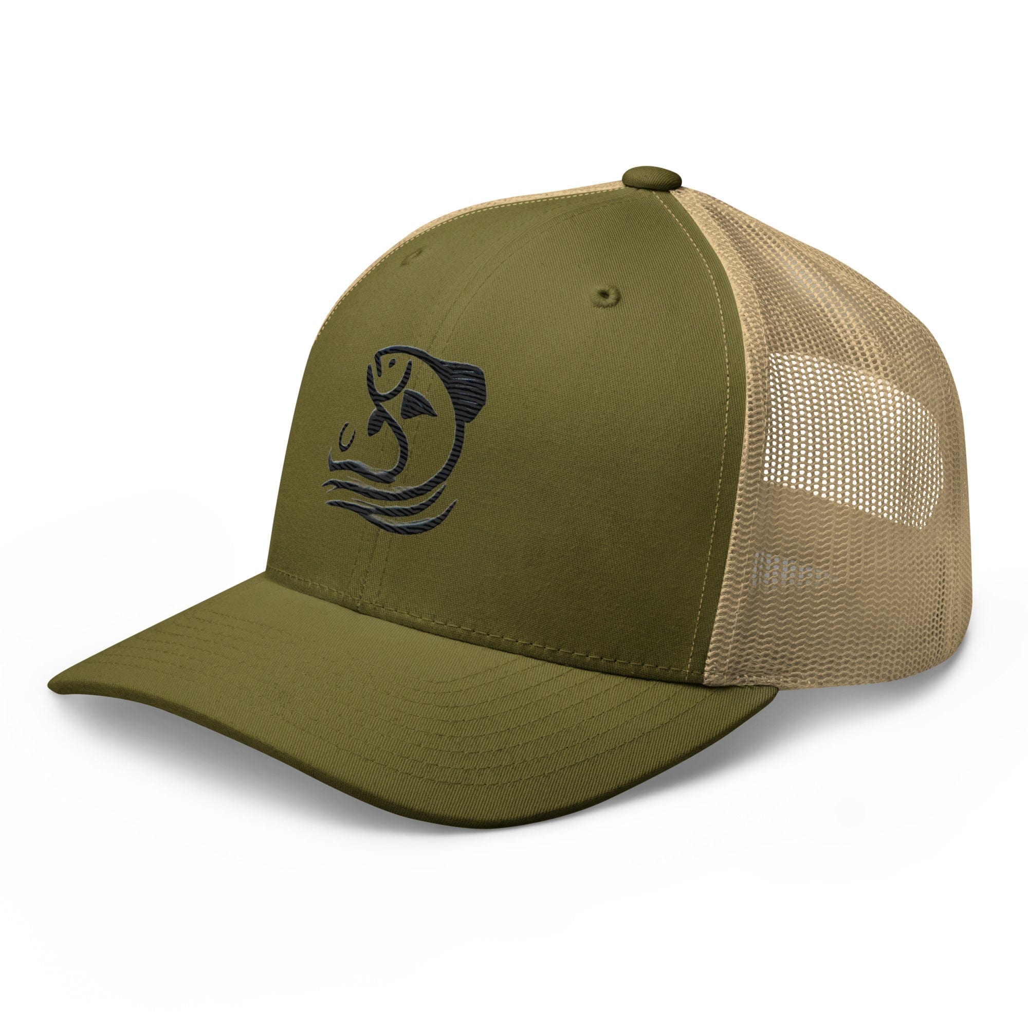 Cast Away Embroidered Minimalist Fishing Trucker Hat Stylish Casual Everyday Hat Fishing Gift Fish Graphic - Triniskies