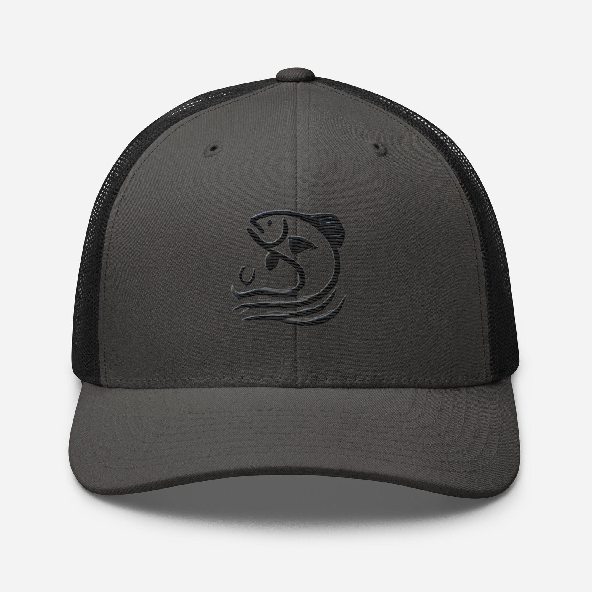 Cast Away Embroidered Minimalist Fishing Trucker Hat Stylish Casual Everyday Hat Fishing Gift Fish Graphic - Triniskies