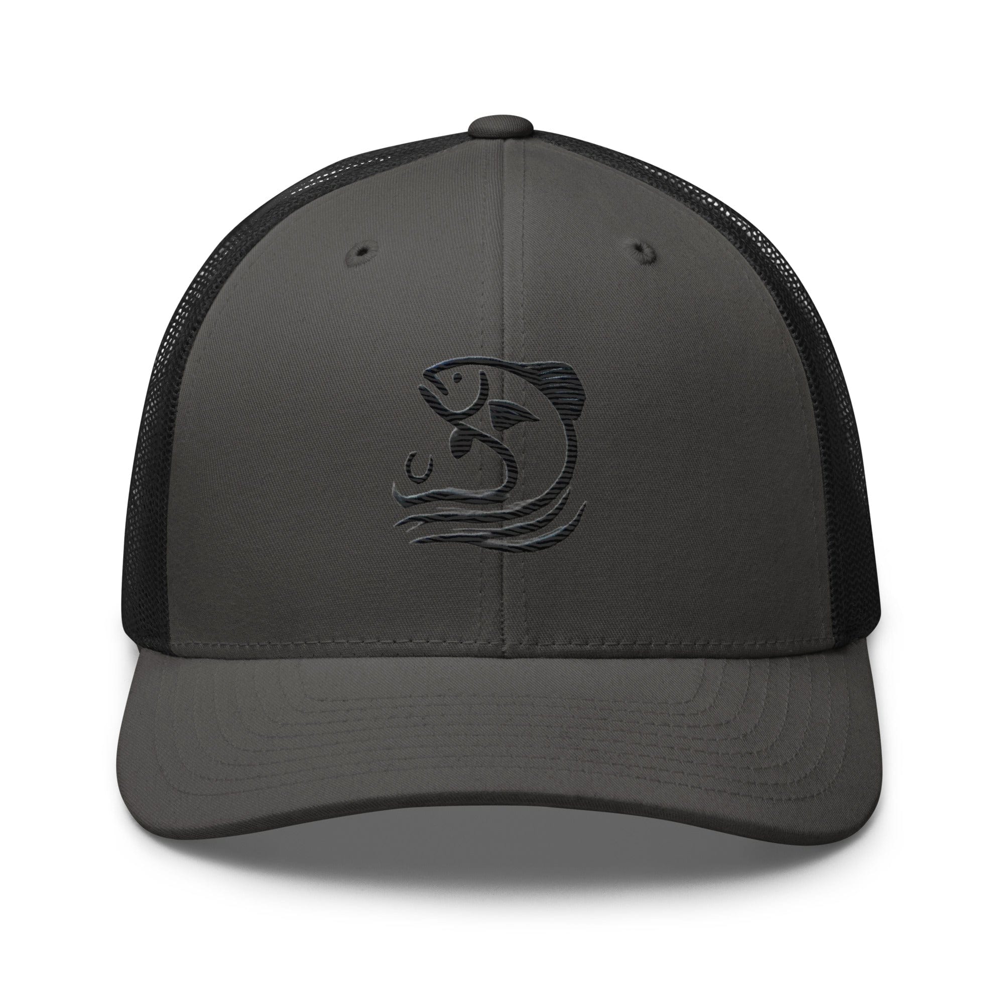 Cast Away Embroidered Minimalist Fishing Trucker Hat Stylish Casual Everyday Hat Fishing Gift Fish Graphic - Triniskies