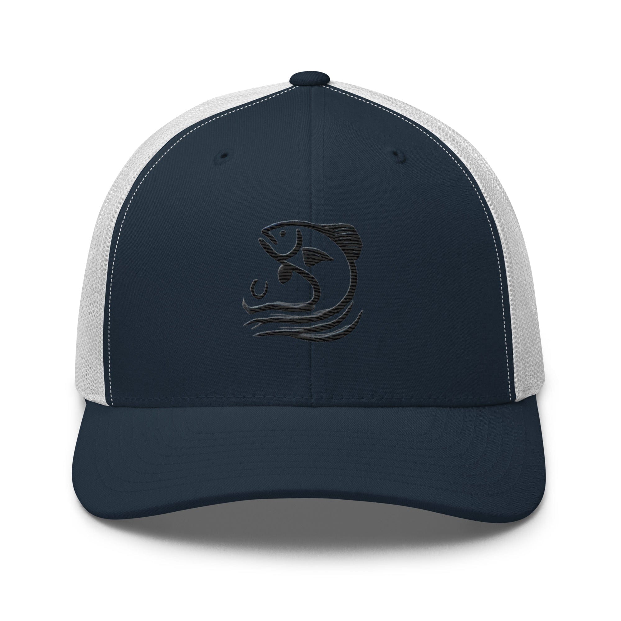 Cast Away Embroidered Minimalist Fishing Trucker Hat Stylish Casual Everyday Hat Fishing Gift Fish Graphic - Triniskies