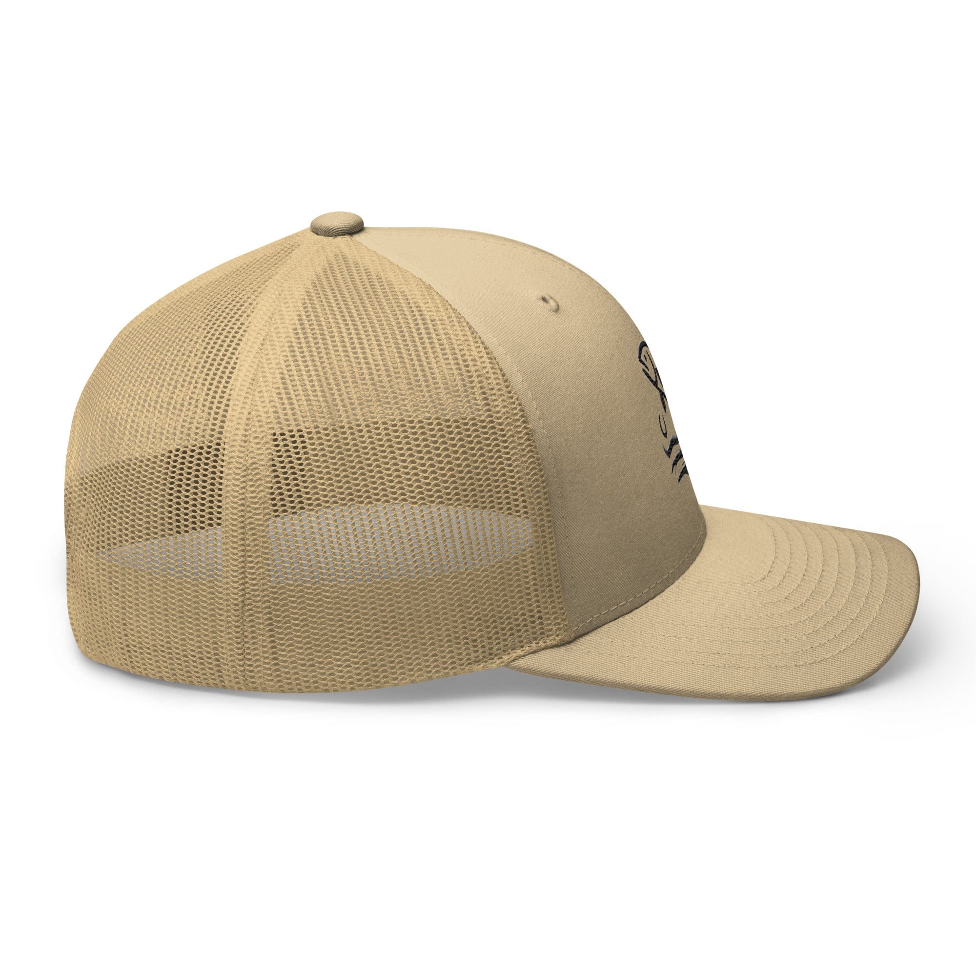 Cast Away Embroidered Minimalist Fishing Trucker Hat Stylish Casual Everyday Hat Fishing Gift Fish Graphic - Triniskies