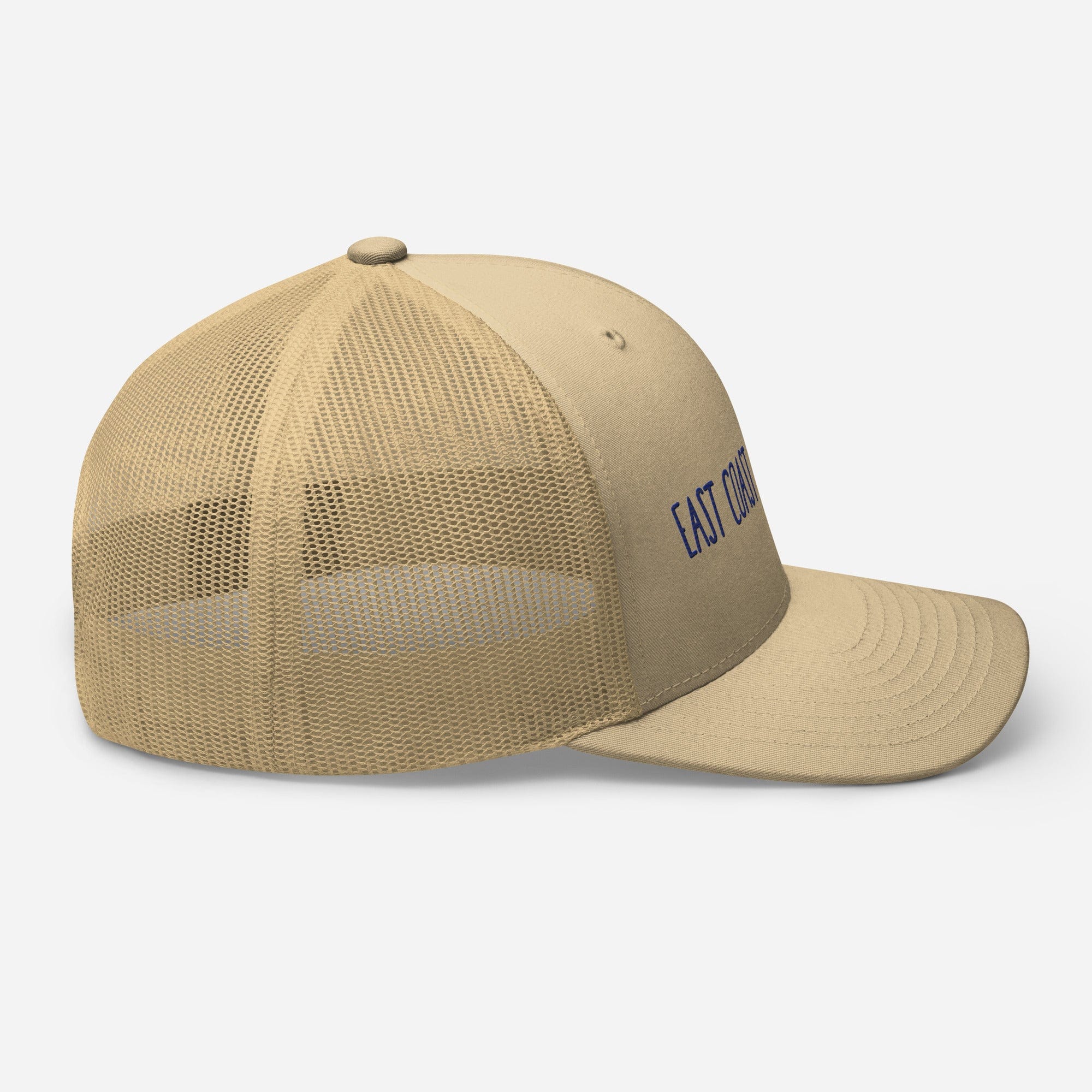 East Coast Brooklyn Embroidered Snapback Trucker Cap, Adjustable Mesh Back Hat - Triniskies
