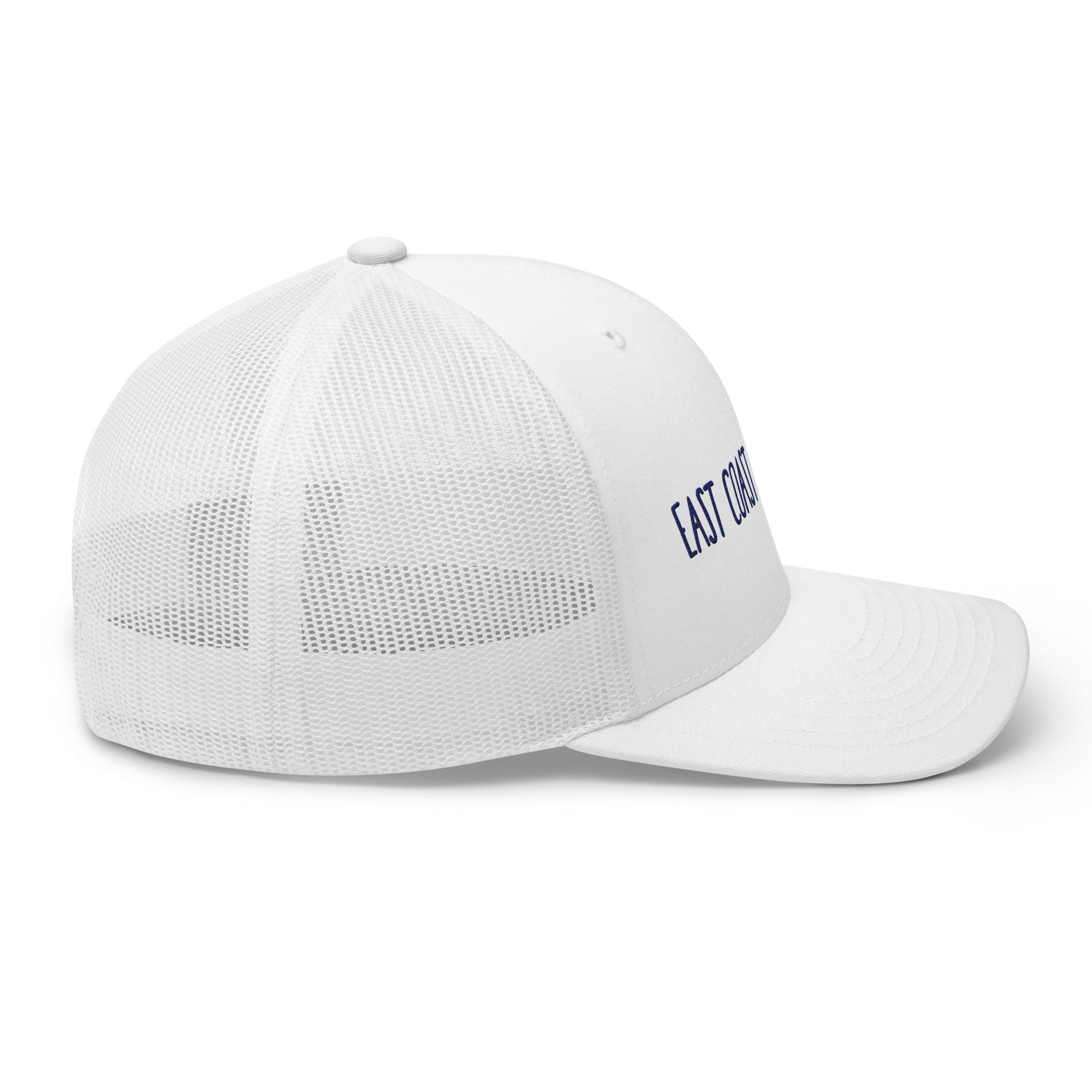 East Coast Brooklyn Embroidered Snapback Trucker Cap, Adjustable Mesh Back Hat - Triniskies