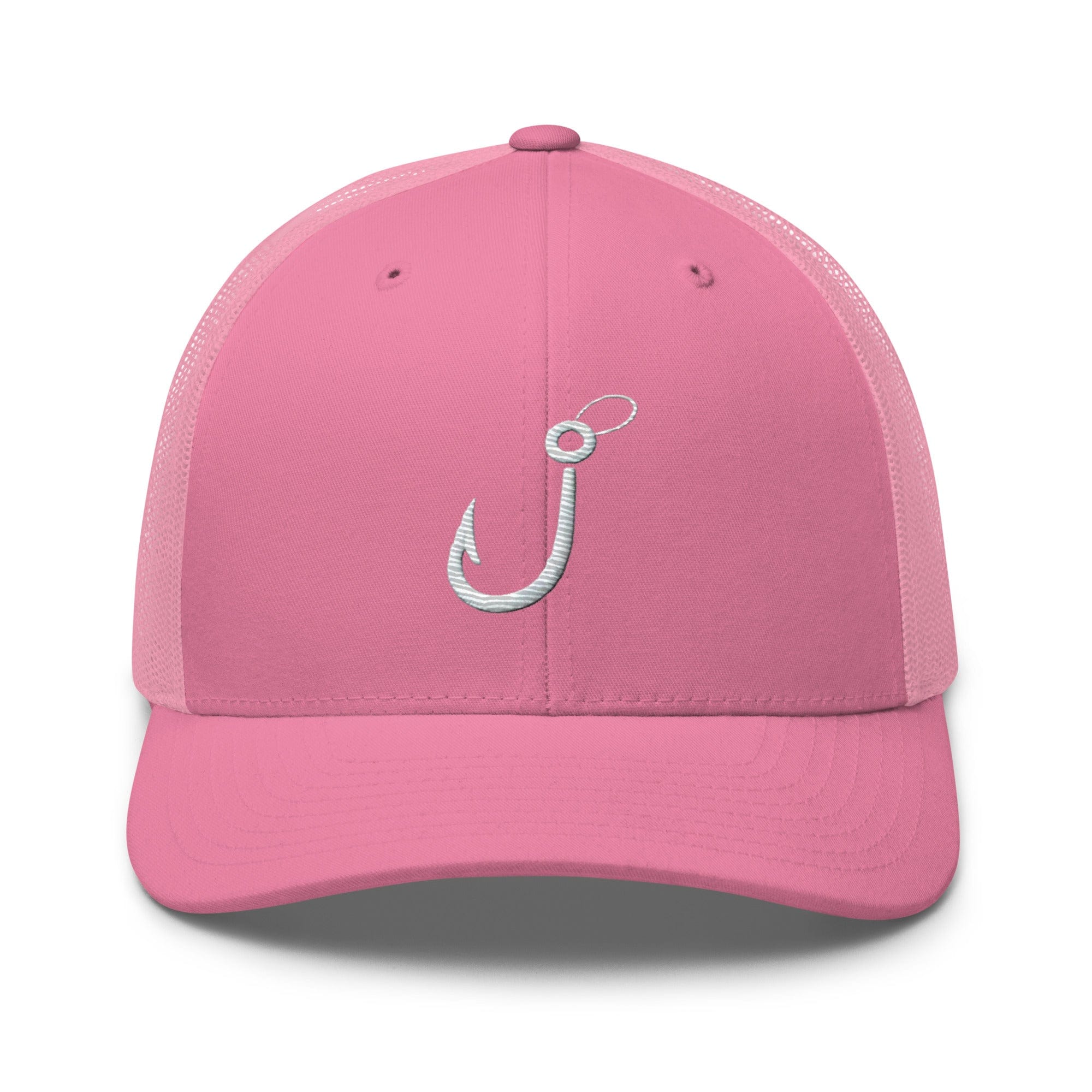 Embroidered Fishing Hook Grab Your Gear and Cast Away Trucker Cap Fishing Hat Fishing Gift - Triniskies