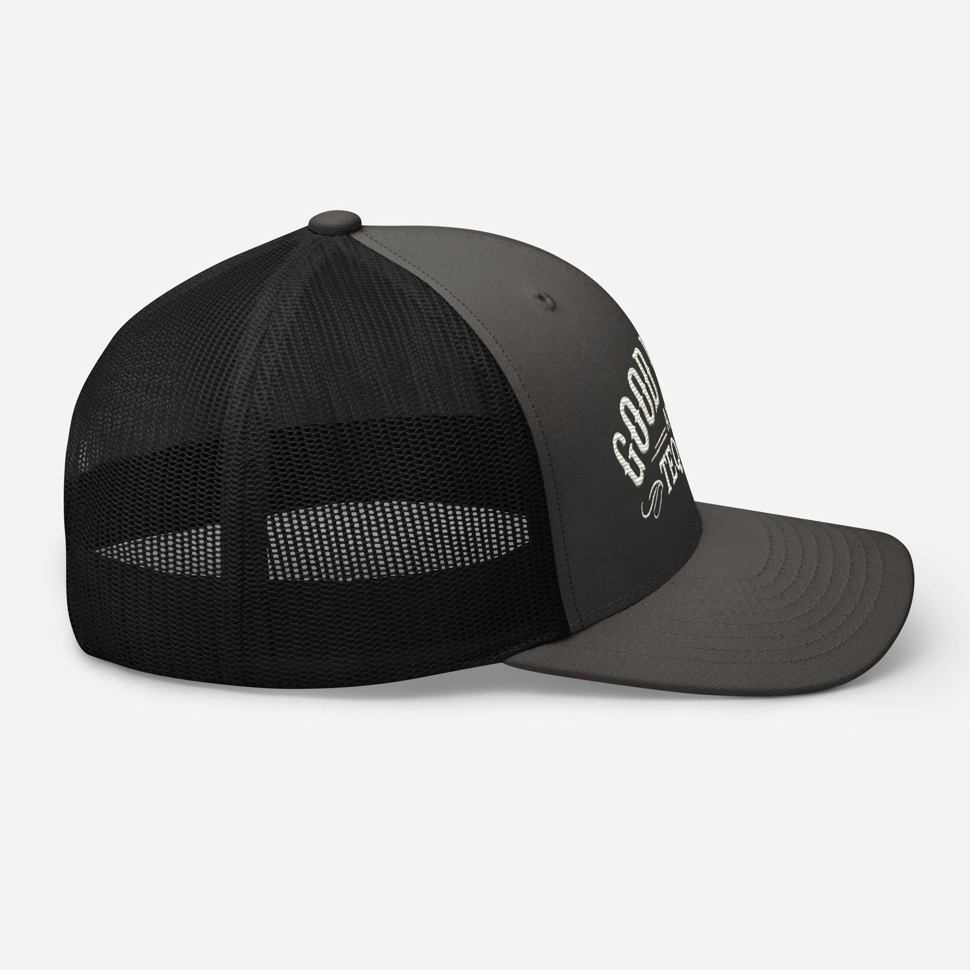 Good Vibes and Tequila Embroidered Trucker Cap: Classic Mesh Back, Adjustable Fit Party Hat Great Gift Idea - Triniskies