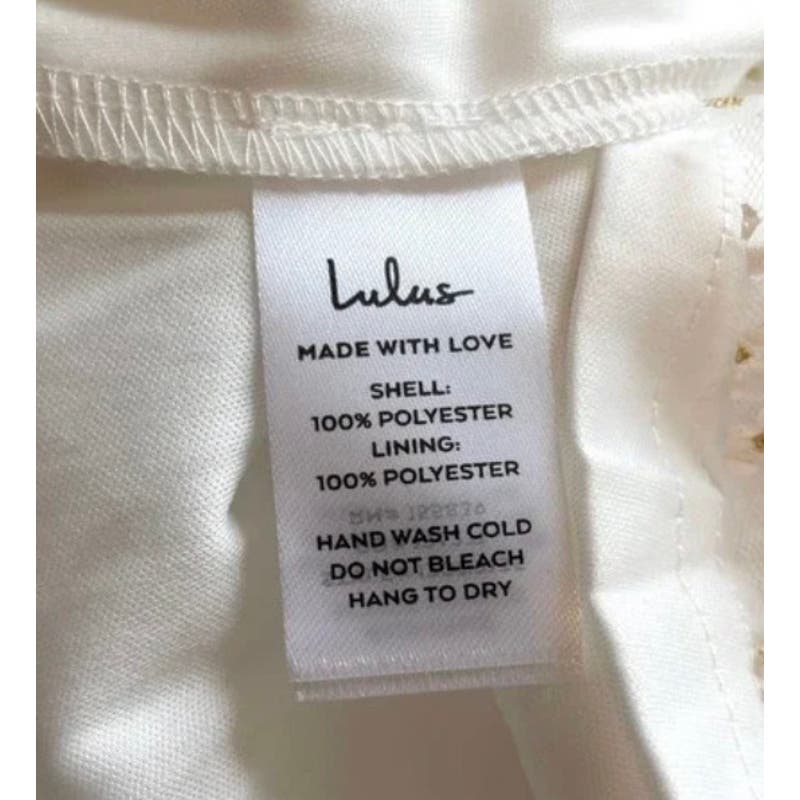Lulus Daisy Floral Tulle Twist Back Skater Mini Dress White* Size Small WD29 - Triniskies