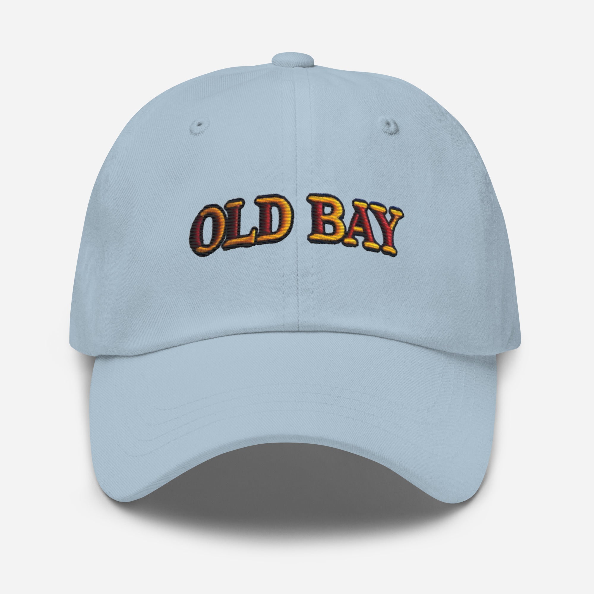 Old Bay Embroidered Dad Hat - Low Profile, Adjustable Strap, Comfortable Fit Great Gift Maryland Chesapeake Bay - Triniskies