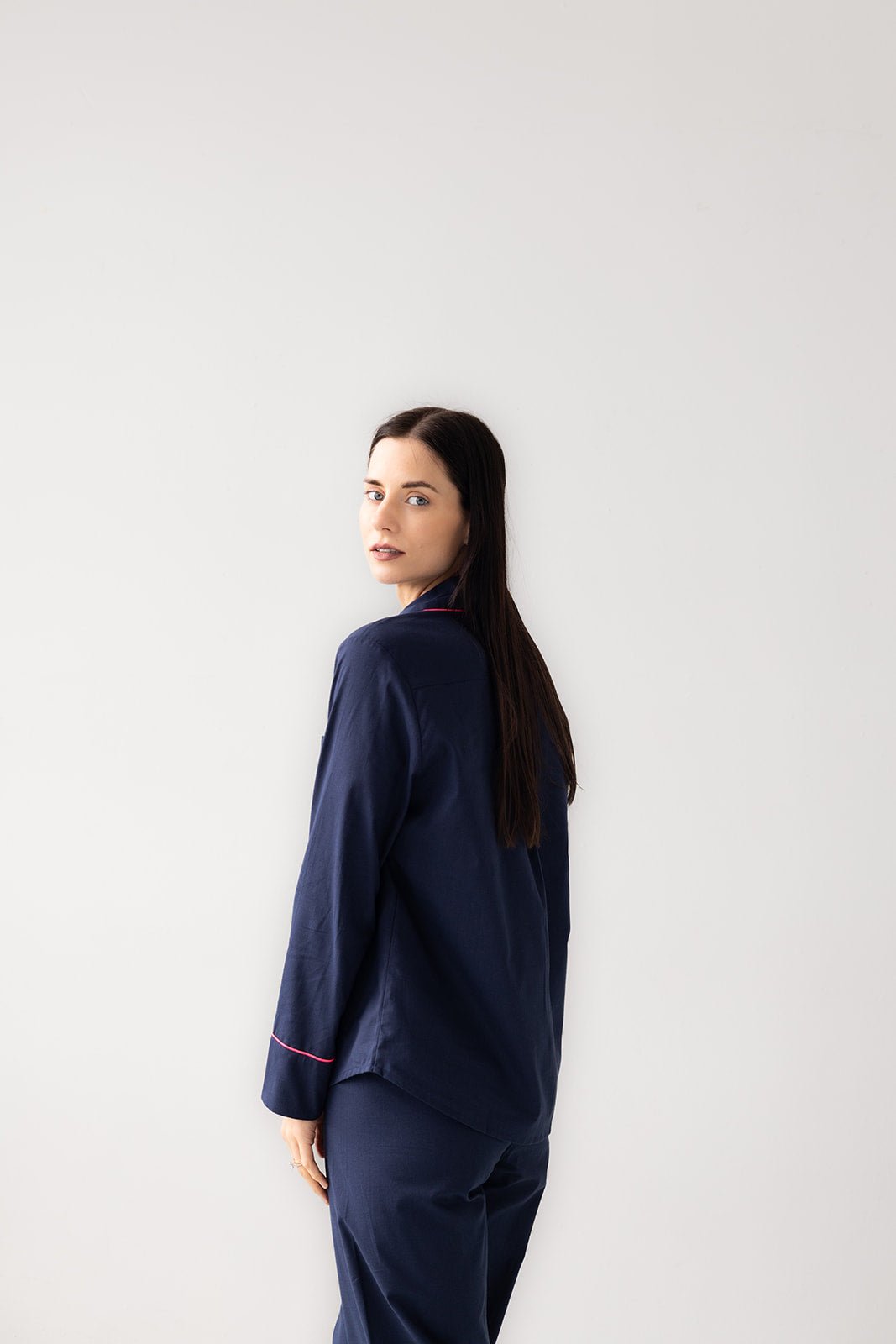 SALUA Classic Cotton Pajama Set – Women’s Lightweight Woven Pajamas, Ethically Made in Colombia - Triniskies