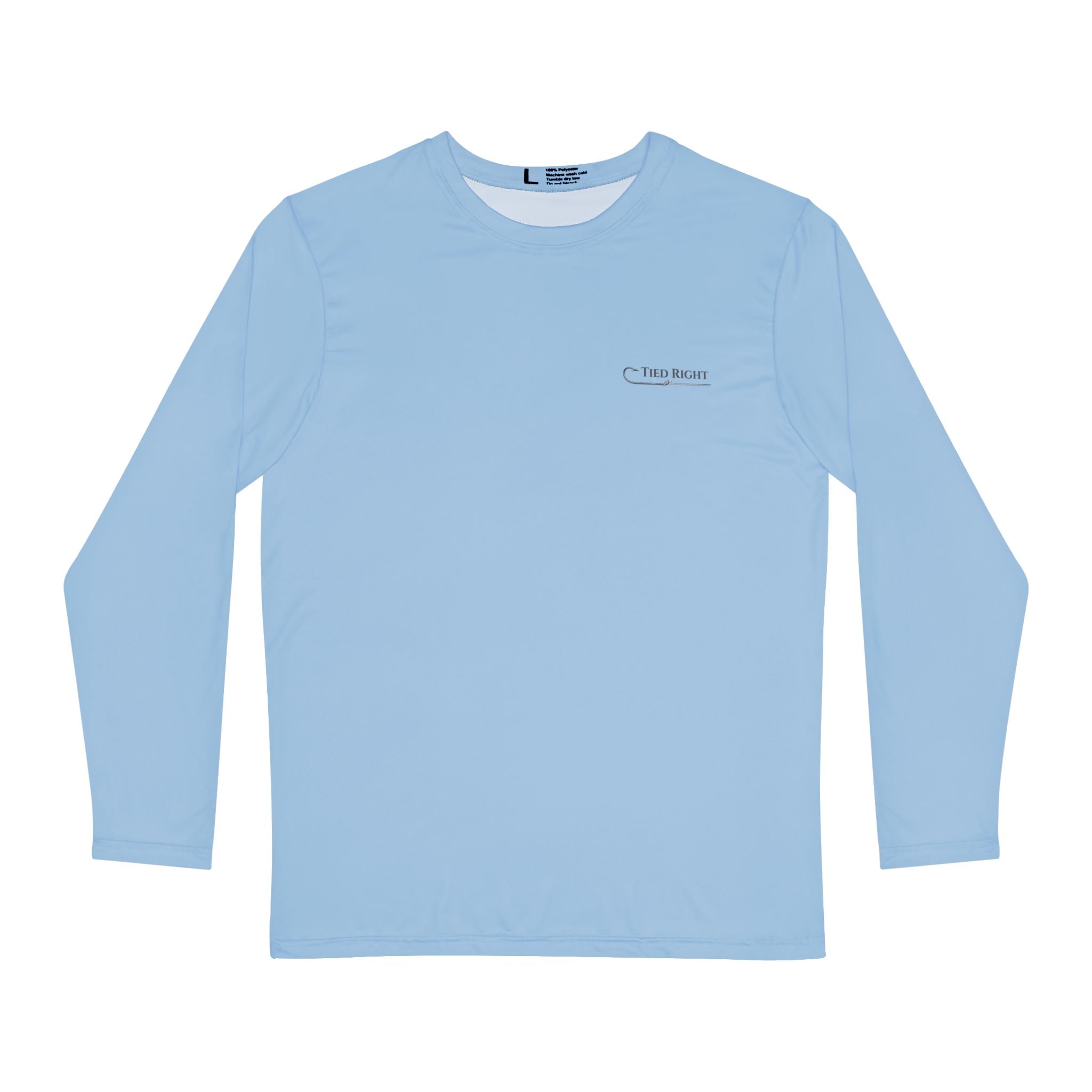 Tied Right Performance Fishing Shirt - Vintage Fly Fishing Knots Long Sleeve Tee Perfect for Outdoor Adventures, Fishing Enthusiasts - Triniskies