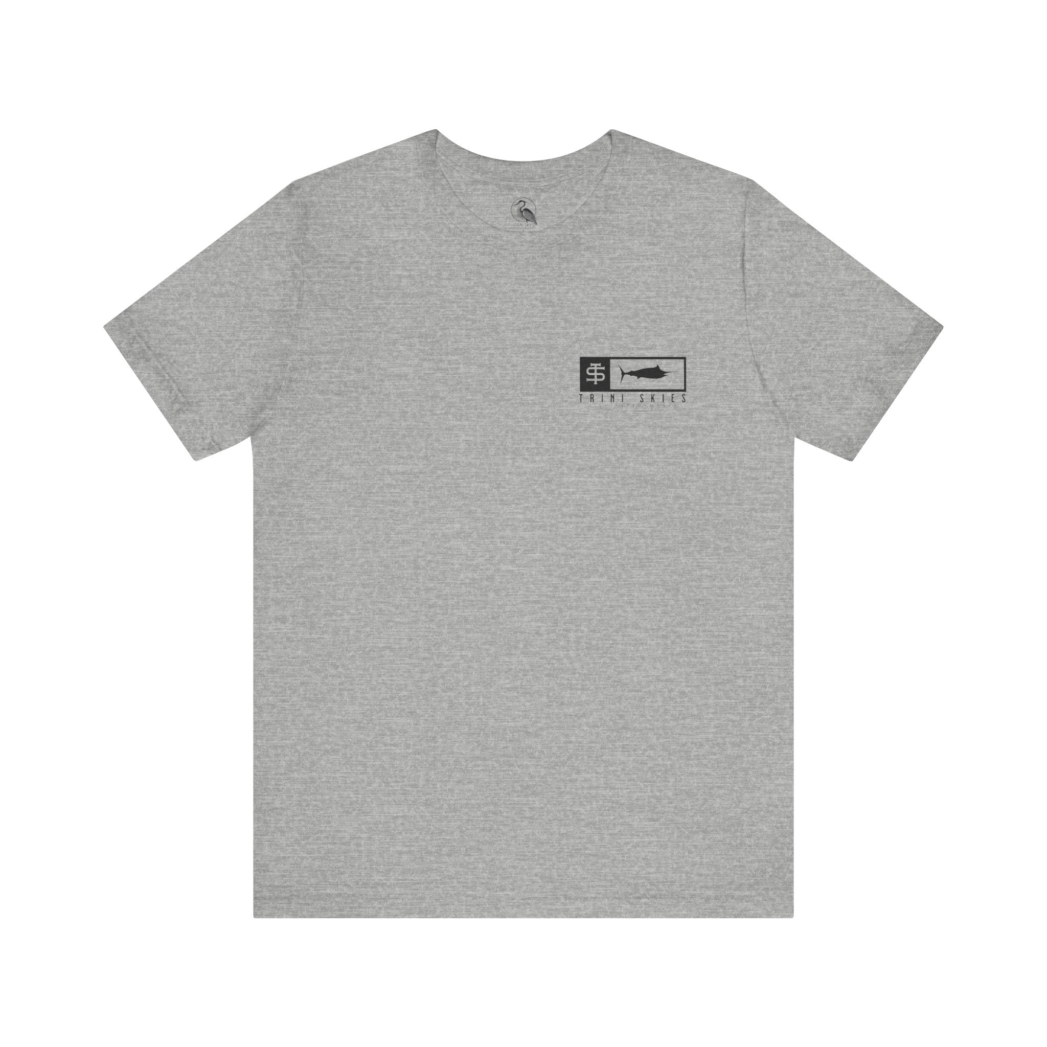 Trini Skies Performance Fishing T-Shirt Cotton Crewneck for All - Day Comfort - Triniskies