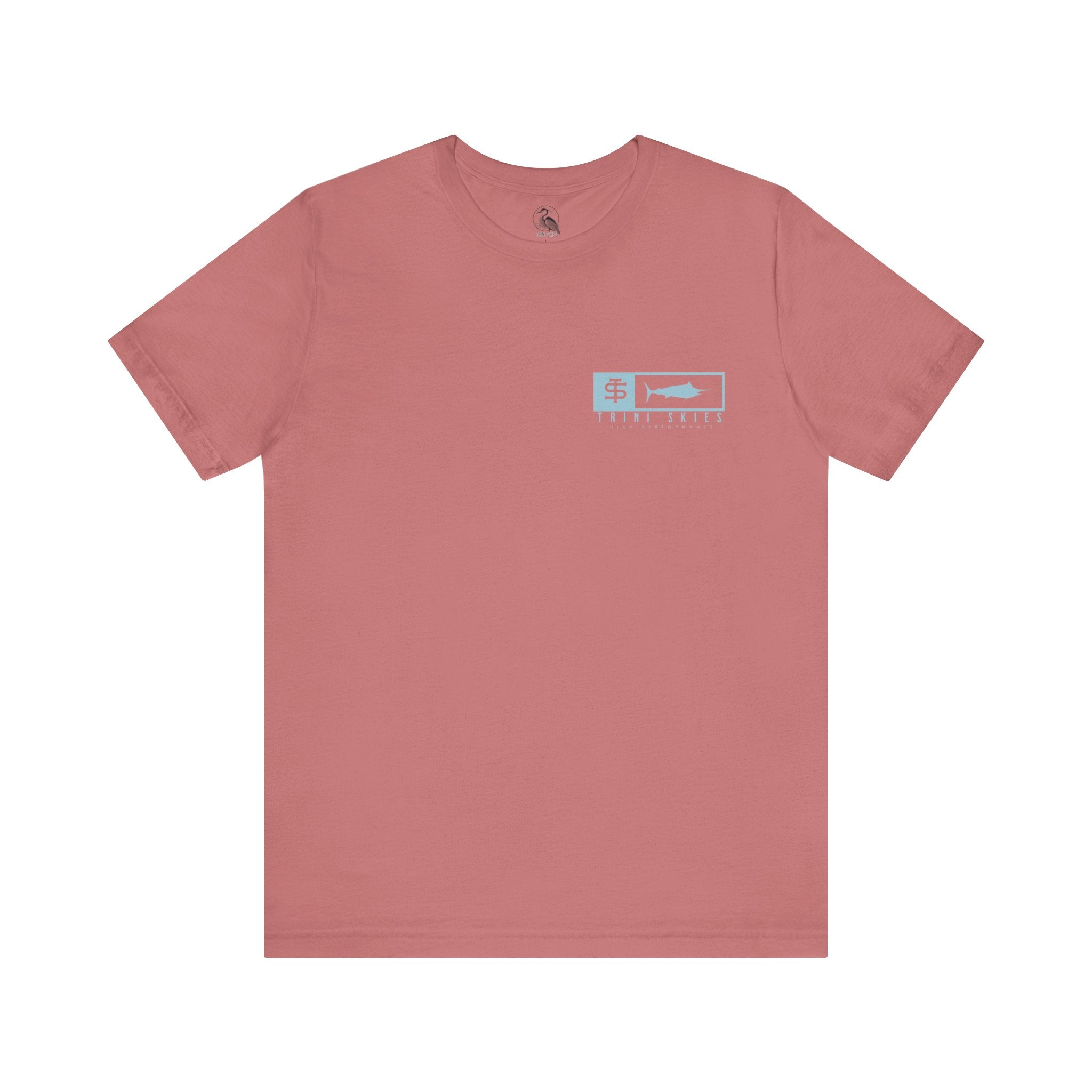 Trini Skies Performance Fishing T-Shirt Cotton Crewneck for All - Day Comfort - Triniskies