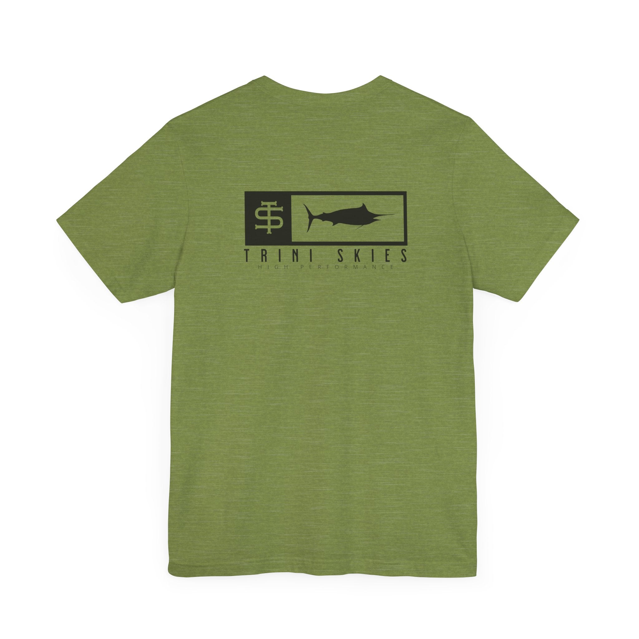 Trini Skies Performance Fishing T-Shirt Cotton Crewneck for All - Day Comfort - Triniskies