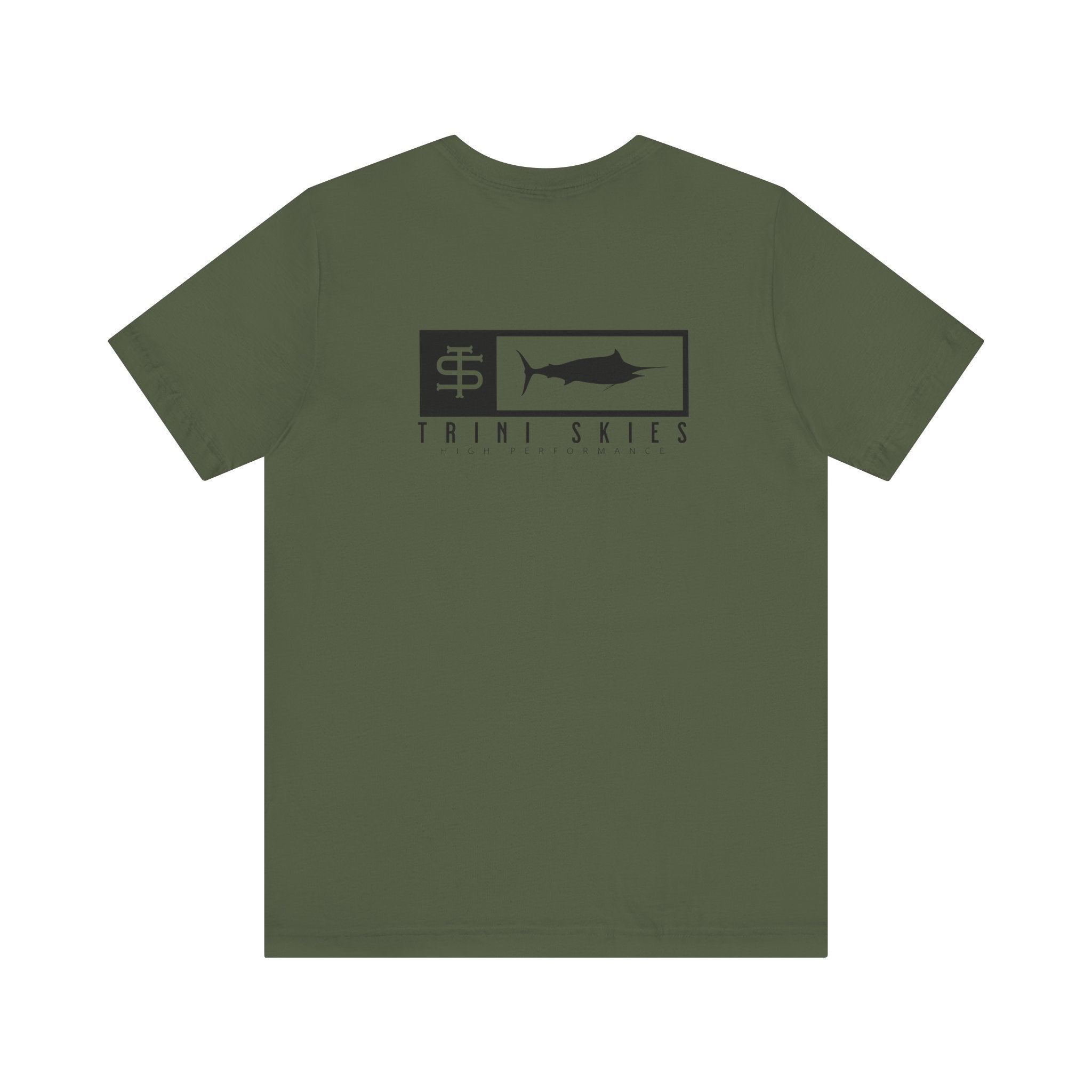 Trini Skies Performance Fishing T-Shirt Cotton Crewneck for All - Day Comfort - Triniskies