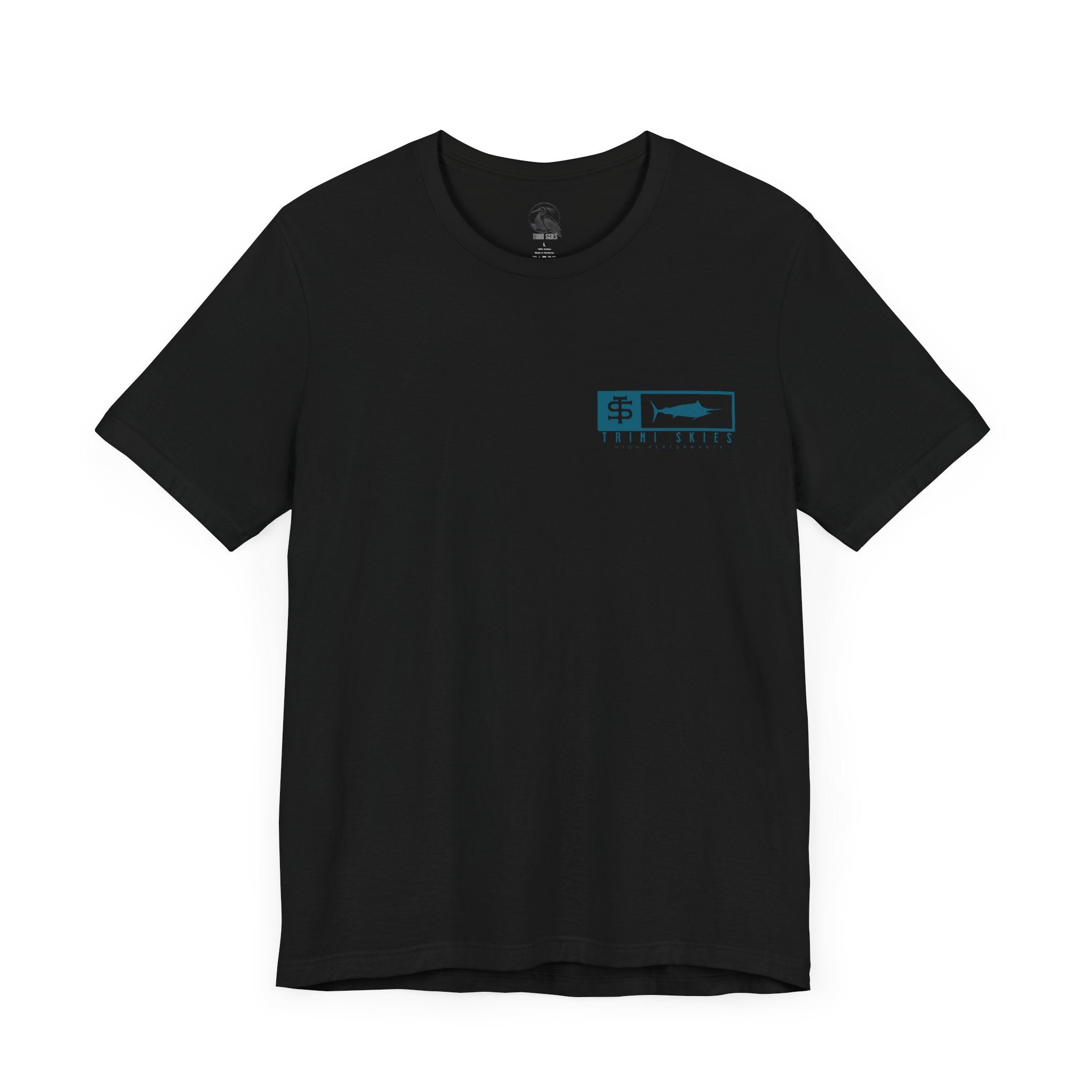 Trini Skies Performance Fishing T-Shirt Cotton Crewneck for All - Day Comfort - Triniskies
