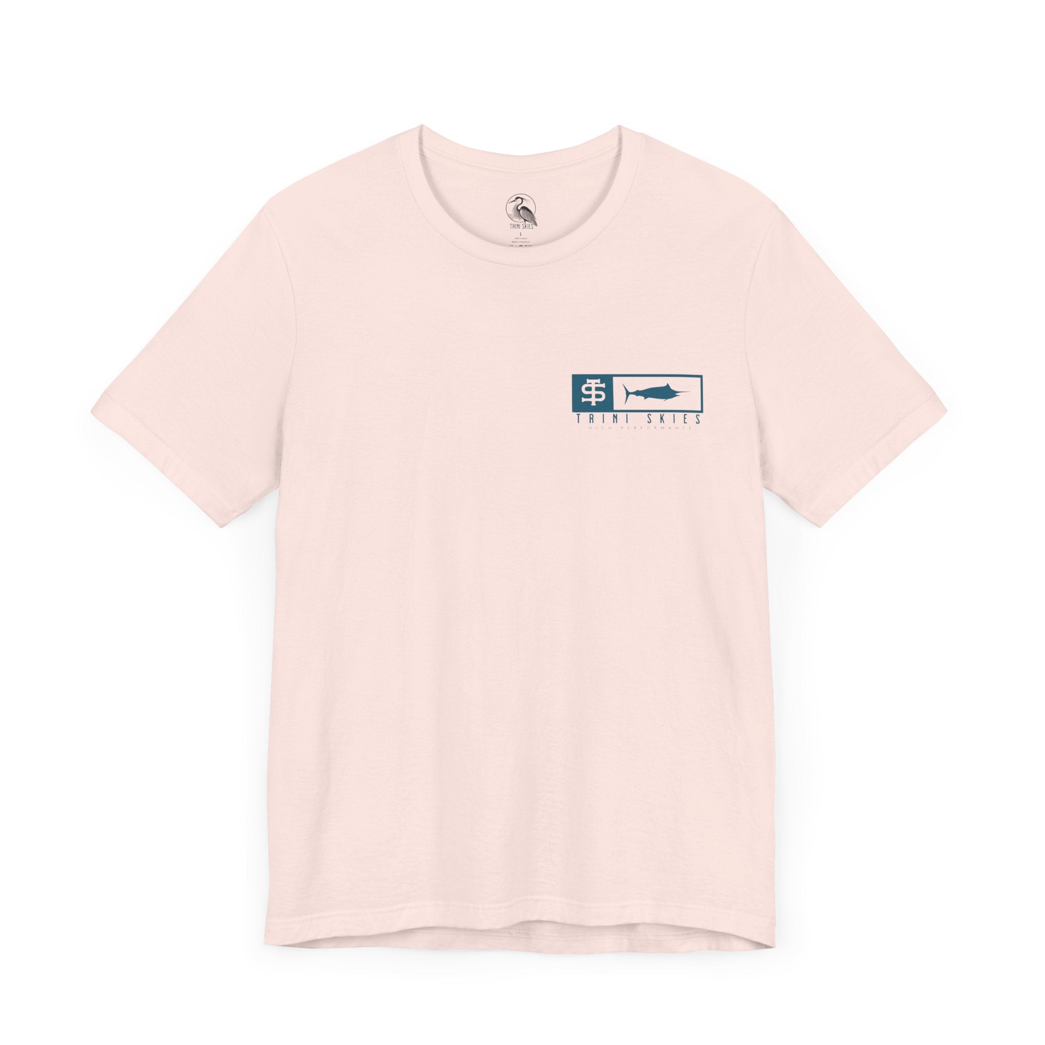 Trini Skies Performance Fishing T-Shirt Cotton Crewneck for All - Day Comfort - Triniskies