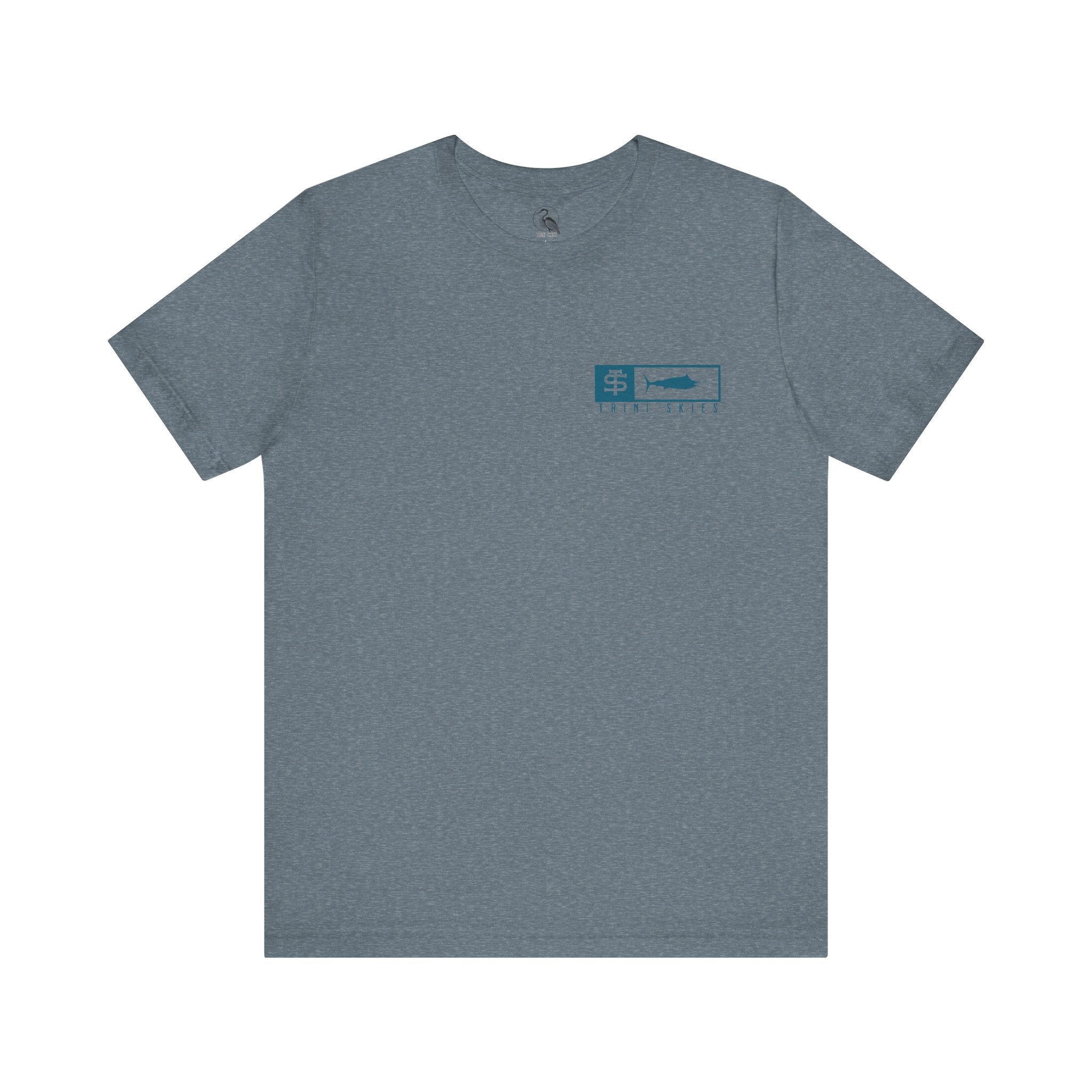 Trini Skies Performance Fishing T-Shirt Cotton Crewneck for All - Day Comfort - Triniskies