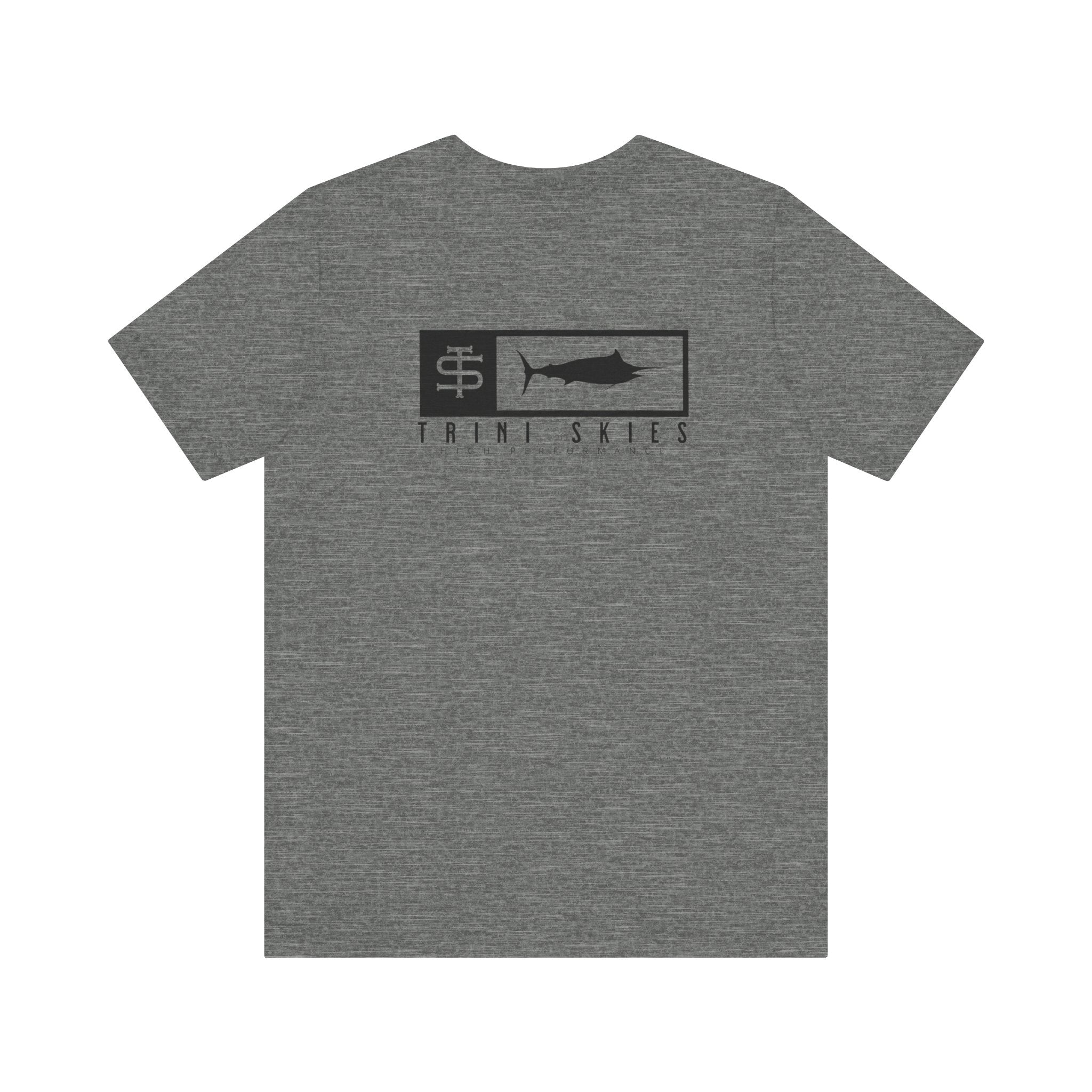 Trini Skies Performance Fishing T-Shirt Cotton Crewneck for All - Day Comfort - Triniskies