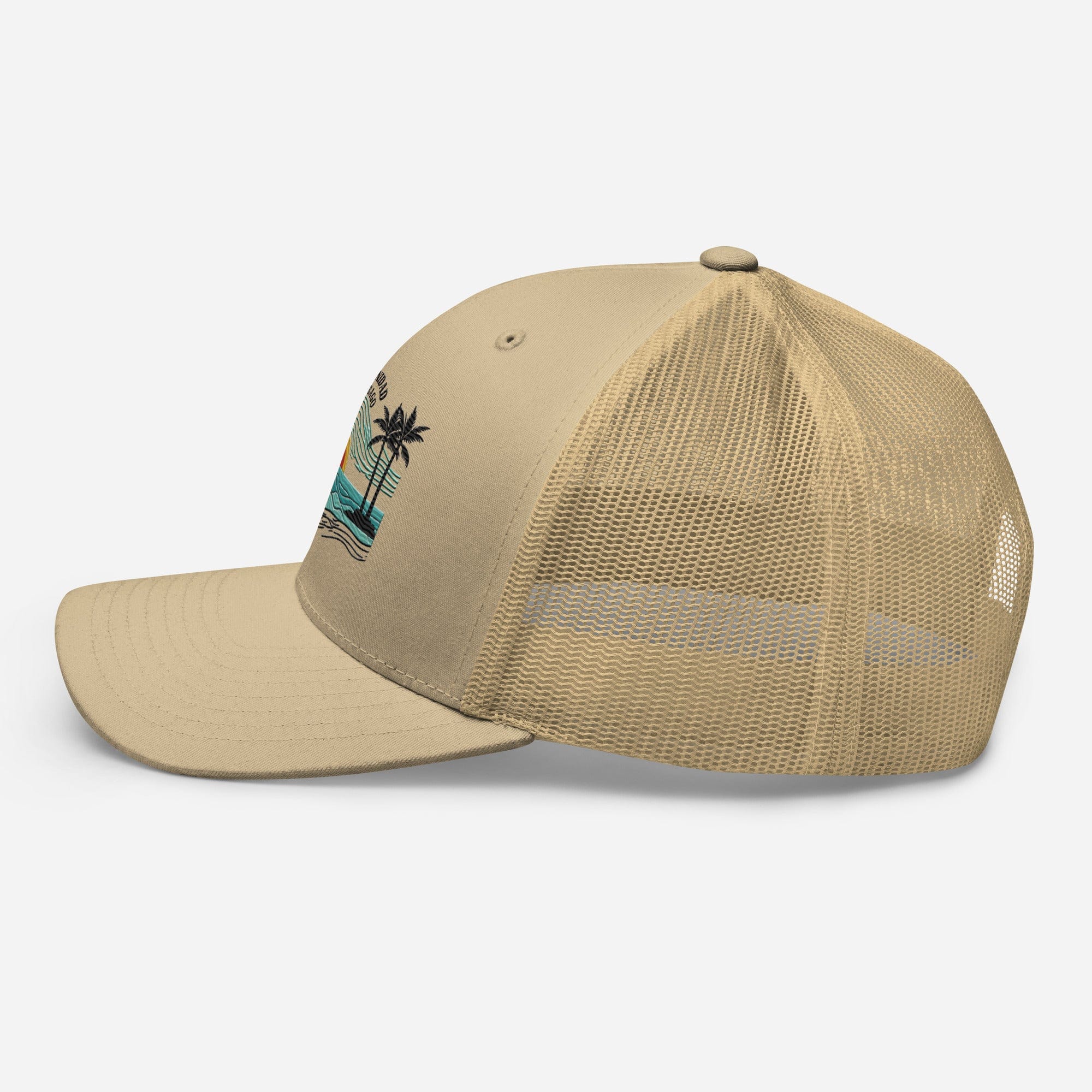 Trinidad and Tobago Island Paradise Trucker Cap – Stylish Mesh Back Hat Womens Hat Mens Hat - Triniskies