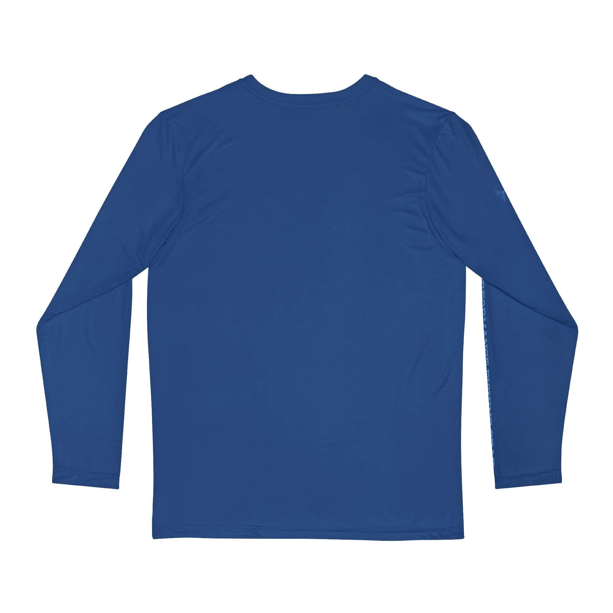 TS Sport Fishing Unisex Long Sleeve Performance Shirt, 100% Polyester, Moisture - Wicking Activewear (BLUE) - Triniskies