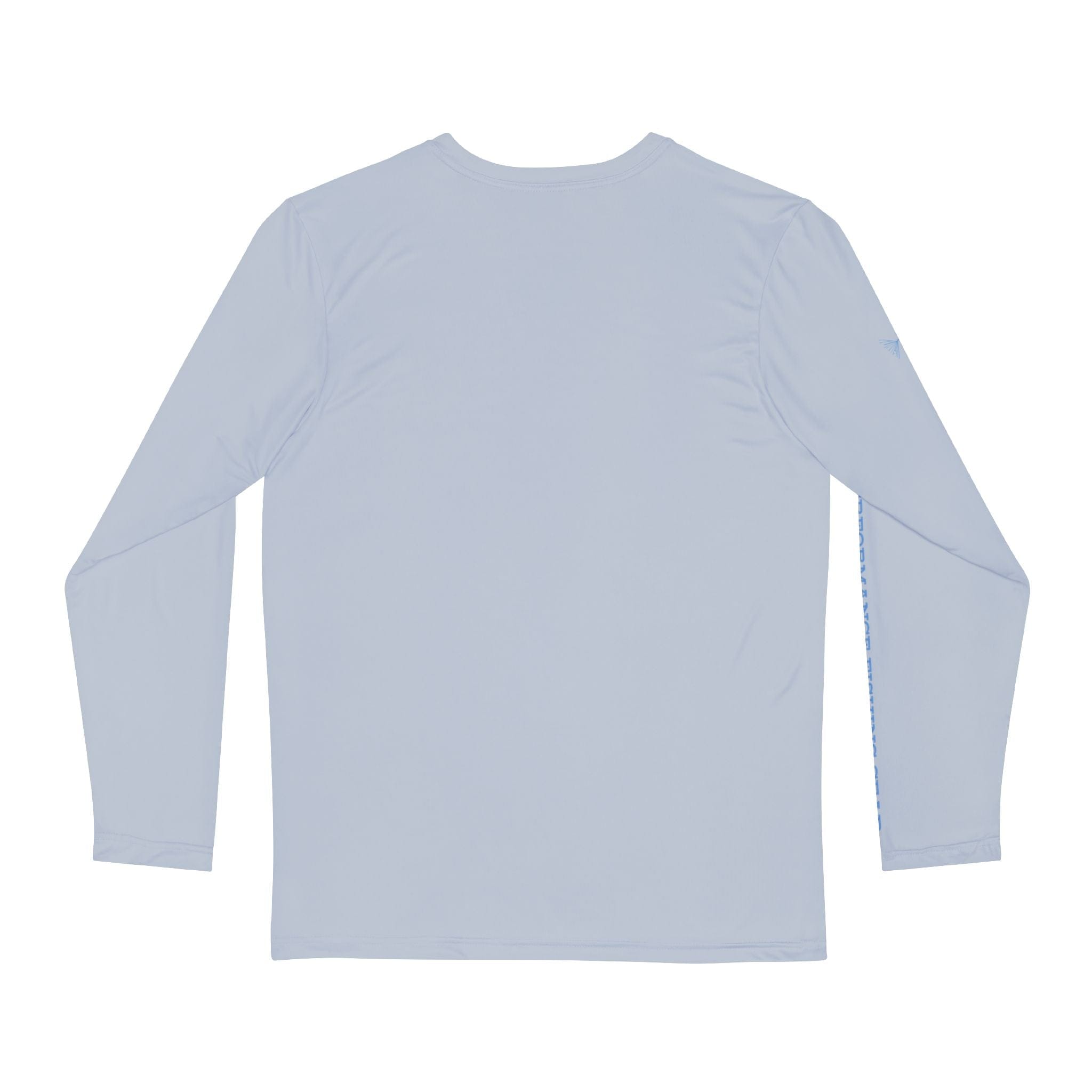 TS Sport Fishing Unisex Long Sleeve Performance Shirt, 100% Polyester, Moisture - Wicking Activewear (GREY). - Triniskies