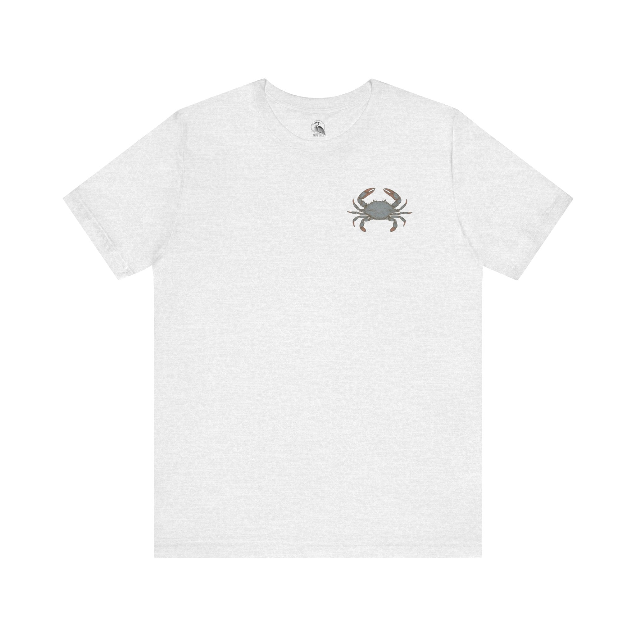 Bay Bound Crab Tee Chesapeake Bay Shirt Blue Crab Graphic T-Shirt Trini Skies - Triniskies
