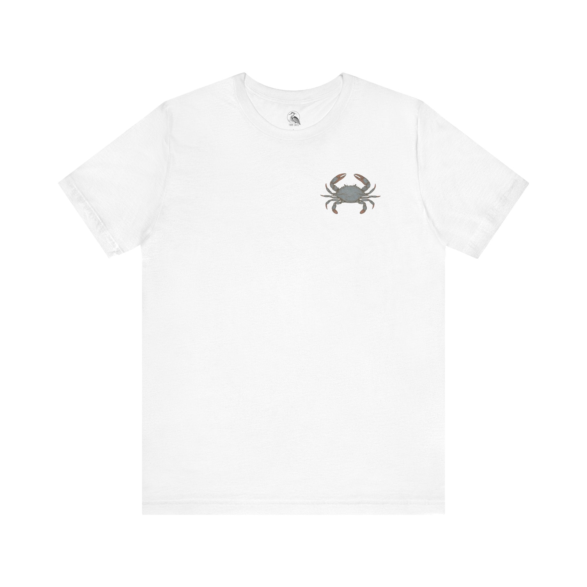Bay Bound Crab Tee Chesapeake Bay Shirt Blue Crab Graphic T-Shirt Trini Skies - Triniskies