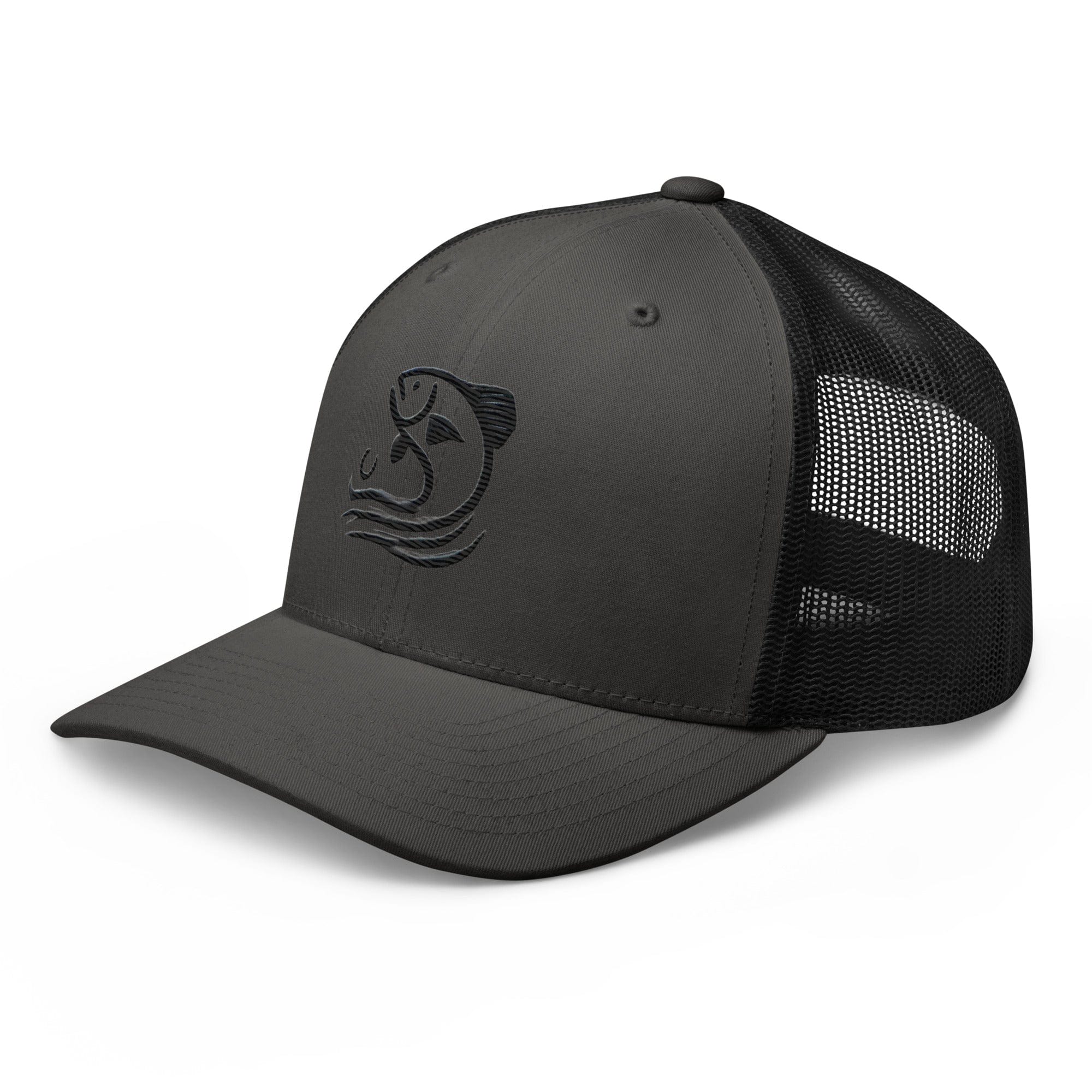 Cast Away Embroidered Minimalist Fishing Trucker Hat Stylish Casual Everyday Hat Fishing Gift Fish Graphic - Triniskies