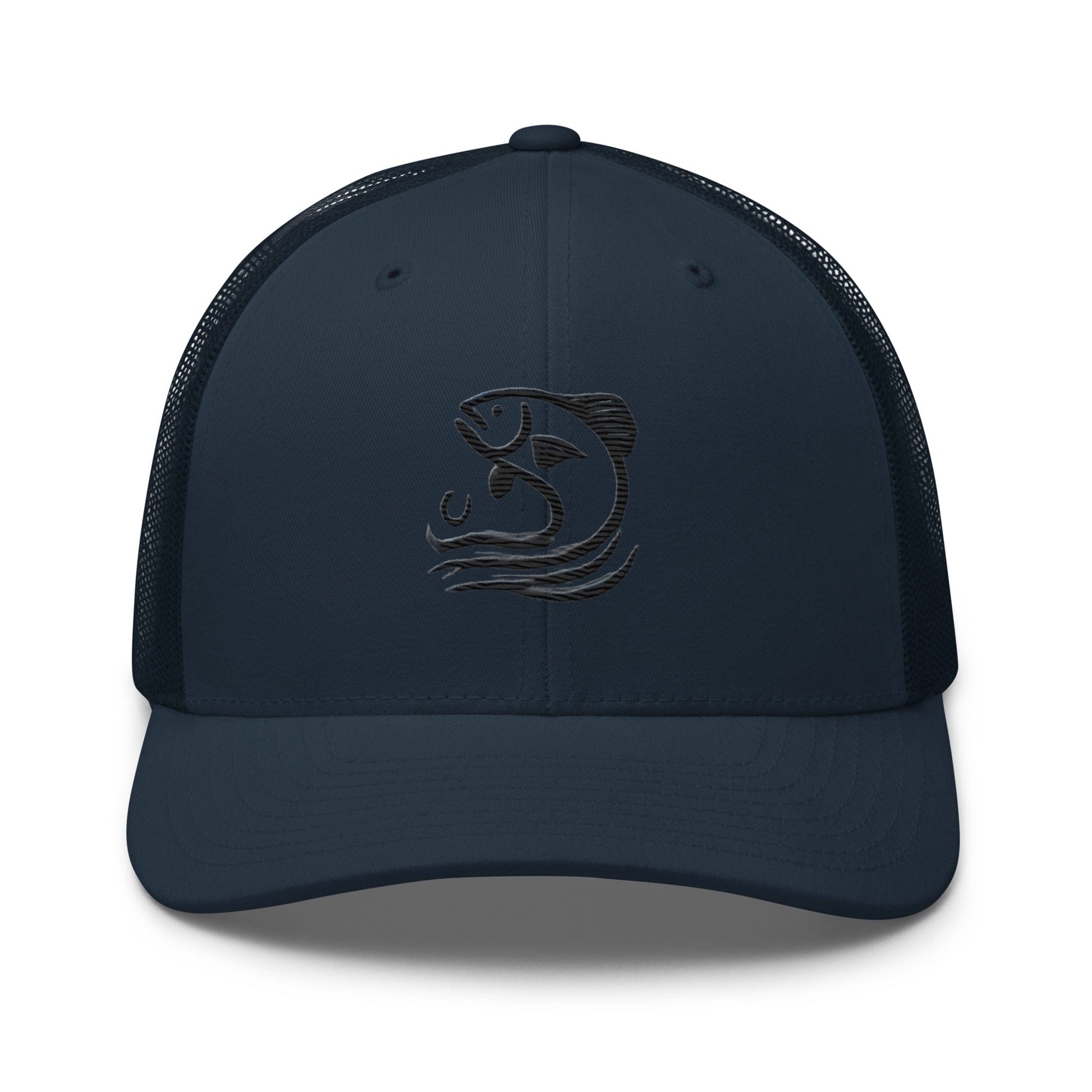 Cast Away Embroidered Minimalist Fishing Trucker Hat Stylish Casual Everyday Hat Fishing Gift Fish Graphic - Triniskies