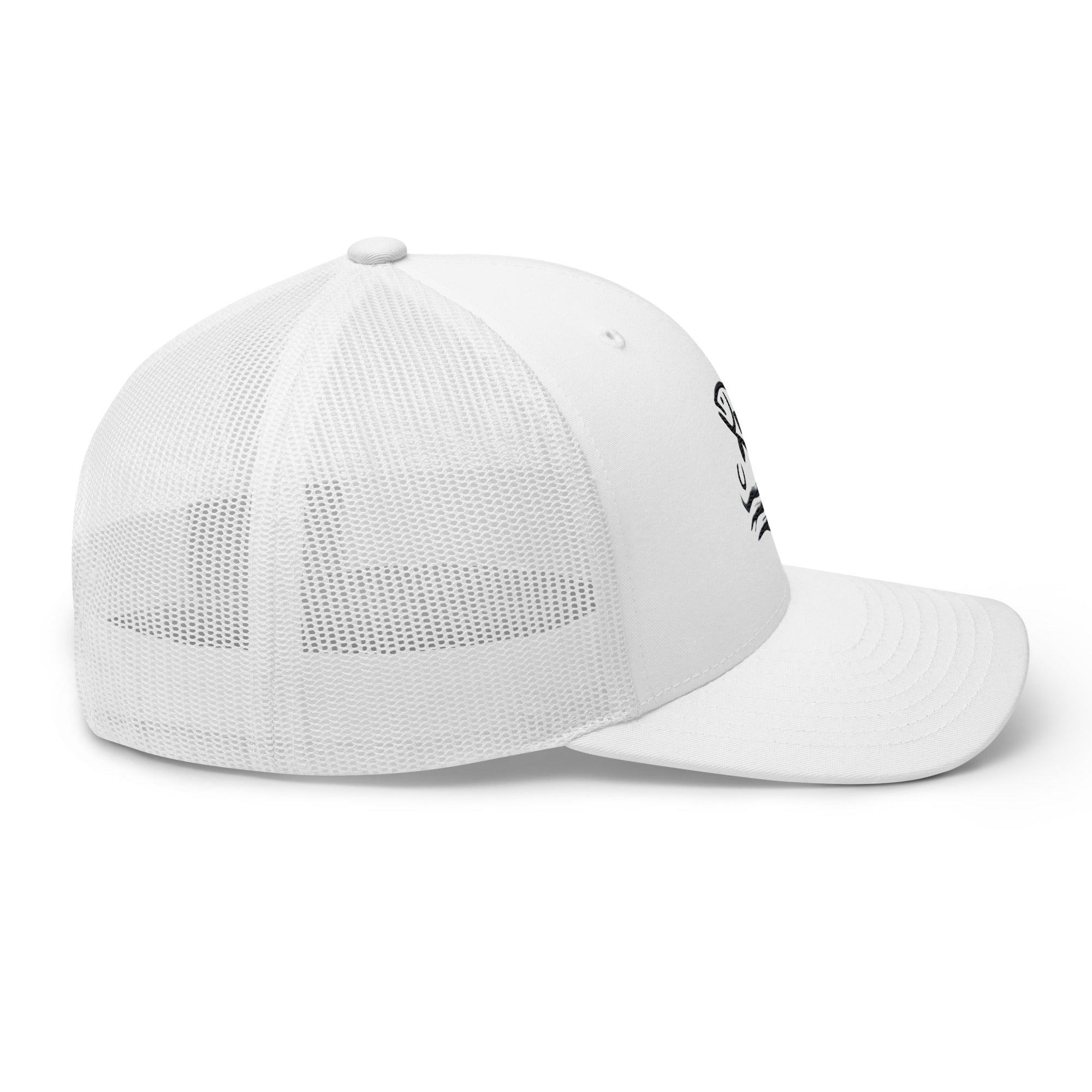 Cast Away Embroidered Minimalist Fishing Trucker Hat Stylish Casual Everyday Hat Fishing Gift Fish Graphic - Triniskies