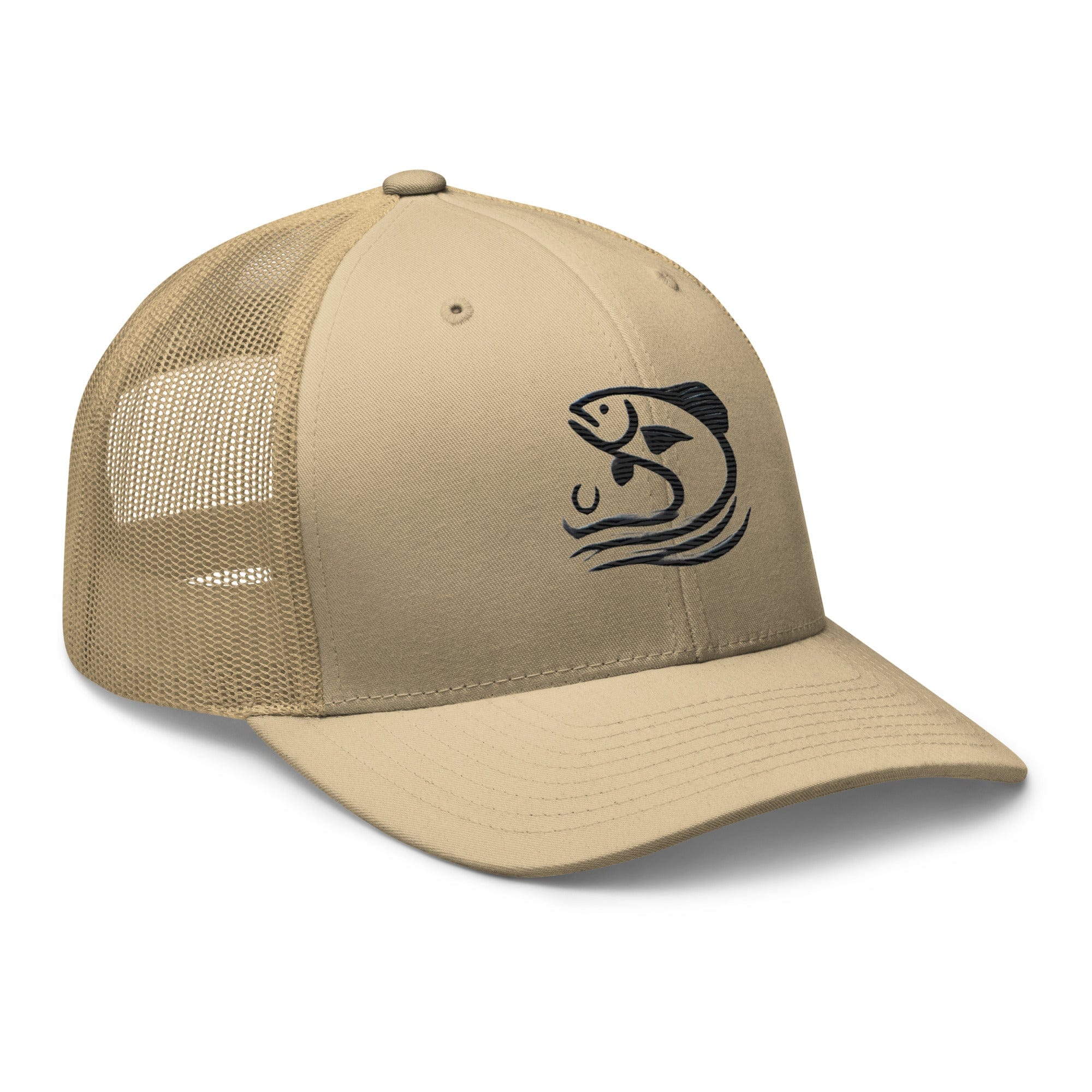 Cast Away Embroidered Minimalist Fishing Trucker Hat Stylish Casual Everyday Hat Fishing Gift Fish Graphic - Triniskies