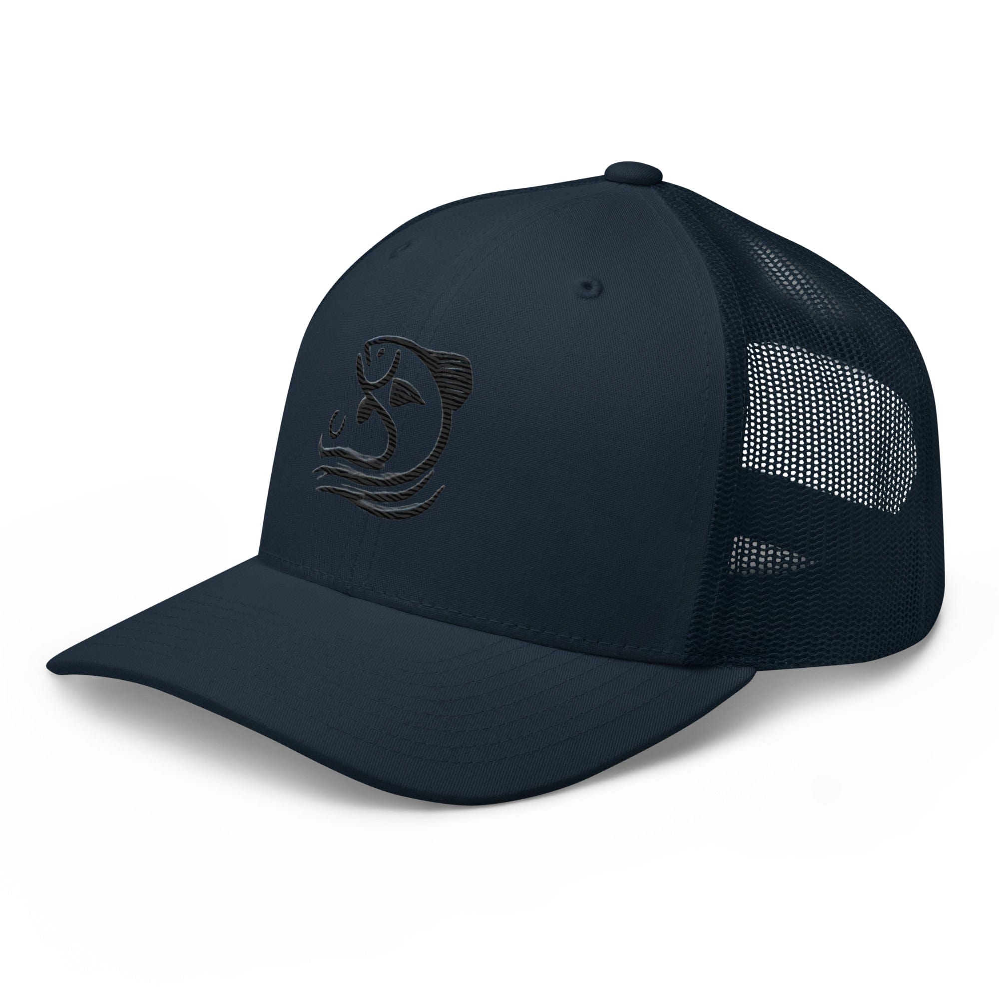 Cast Away Embroidered Minimalist Fishing Trucker Hat Stylish Casual Everyday Hat Fishing Gift Fish Graphic - Triniskies