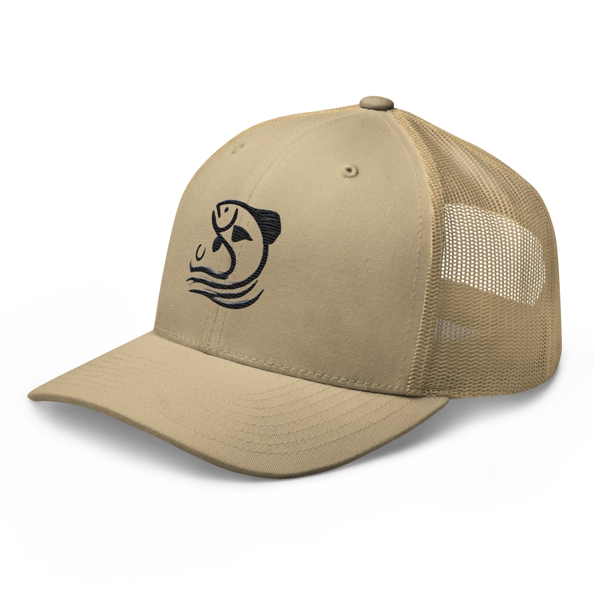 Cast Away Embroidered Minimalist Fishing Trucker Hat Stylish Casual Everyday Hat Fishing Gift Fish Graphic - Triniskies