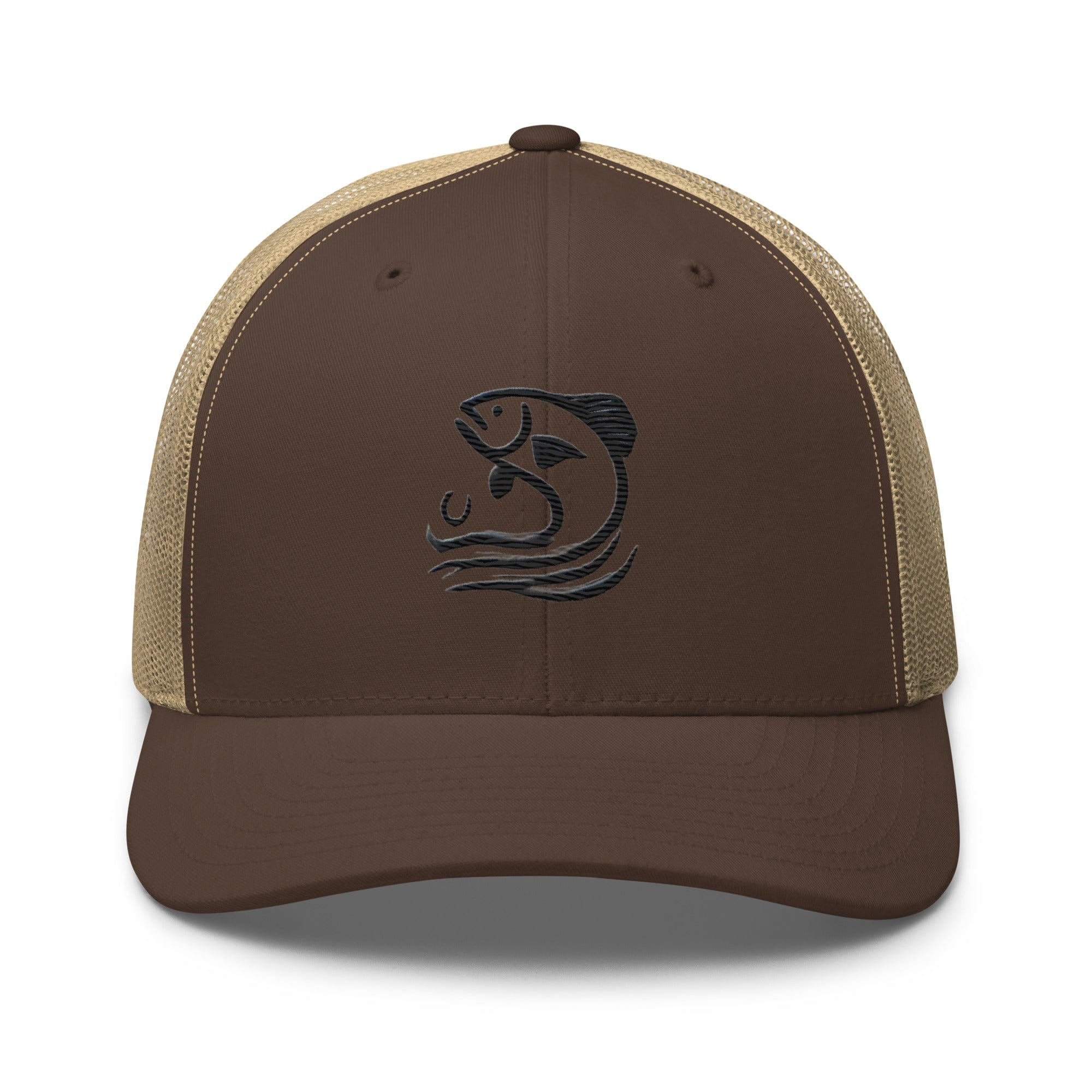 Cast Away Embroidered Minimalist Fishing Trucker Hat Stylish Casual Everyday Hat Fishing Gift Fish Graphic - Triniskies