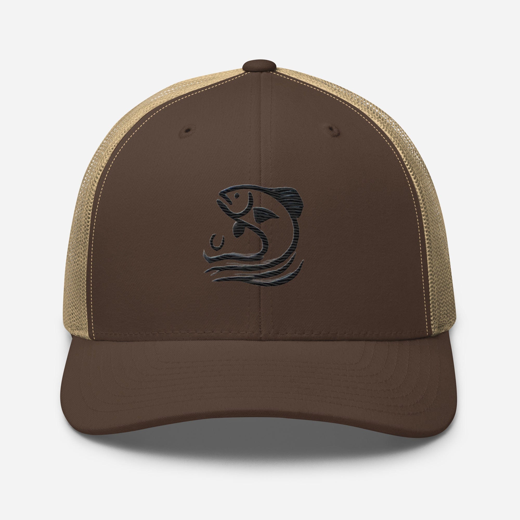 Cast Away Embroidered Minimalist Fishing Trucker Hat Stylish Casual Everyday Hat Fishing Gift Fish Graphic - Triniskies