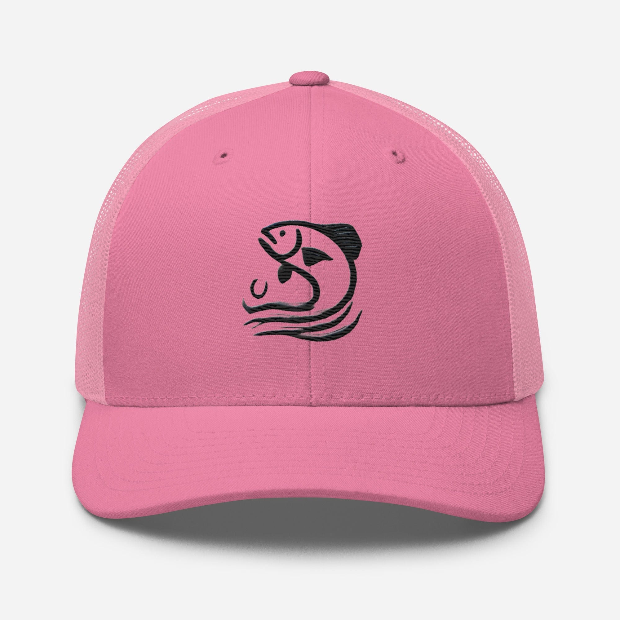 Cast Away Embroidered Minimalist Fishing Trucker Hat Stylish Casual Everyday Hat Fishing Gift Fish Graphic - Triniskies