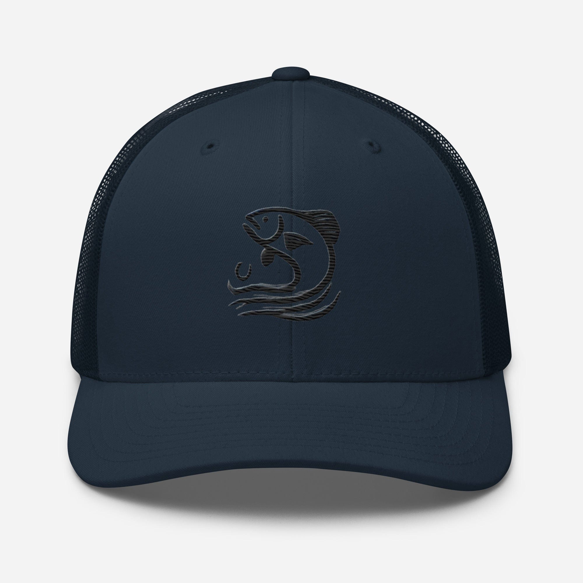 Cast Away Embroidered Minimalist Fishing Trucker Hat Stylish Casual Everyday Hat Fishing Gift Fish Graphic - Triniskies