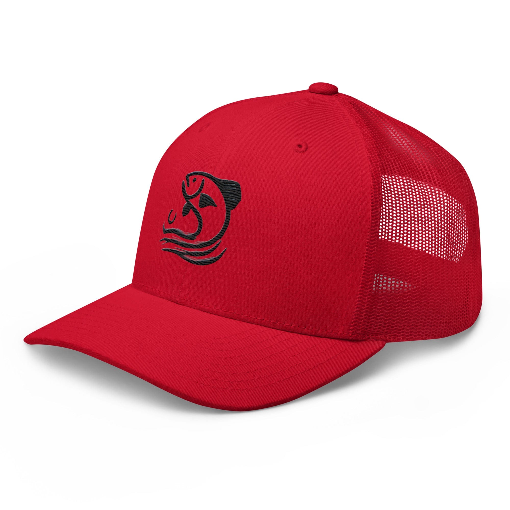 Cast Away Embroidered Minimalist Fishing Trucker Hat Stylish Casual Everyday Hat Fishing Gift Fish Graphic - Triniskies