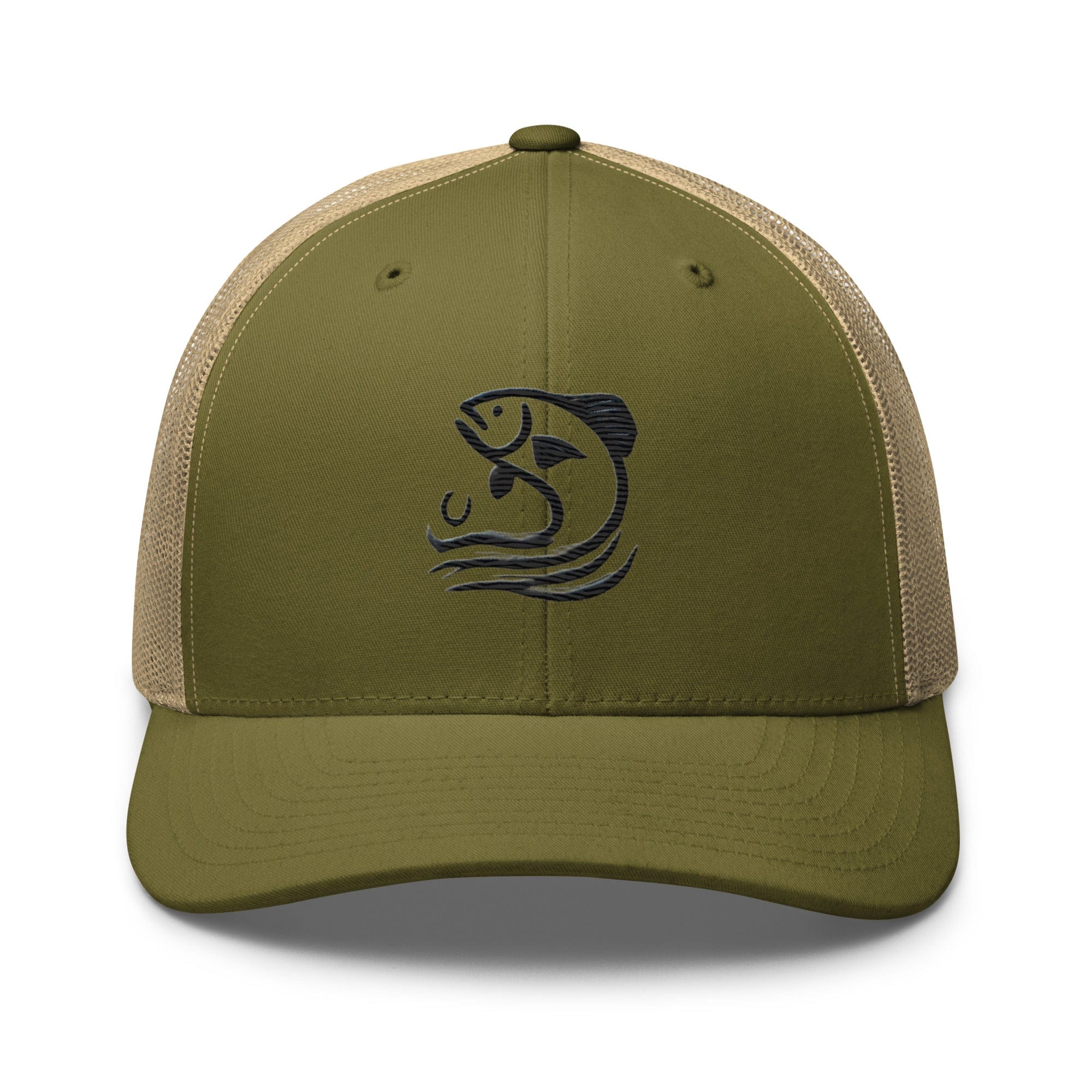 Cast Away Embroidered Minimalist Fishing Trucker Hat Stylish Casual Everyday Hat Fishing Gift Fish Graphic - Triniskies