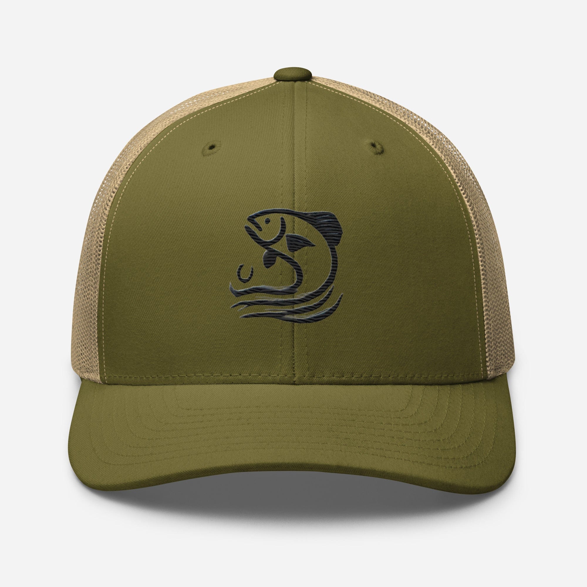Cast Away Embroidered Minimalist Fishing Trucker Hat Stylish Casual Everyday Hat Fishing Gift Fish Graphic - Triniskies