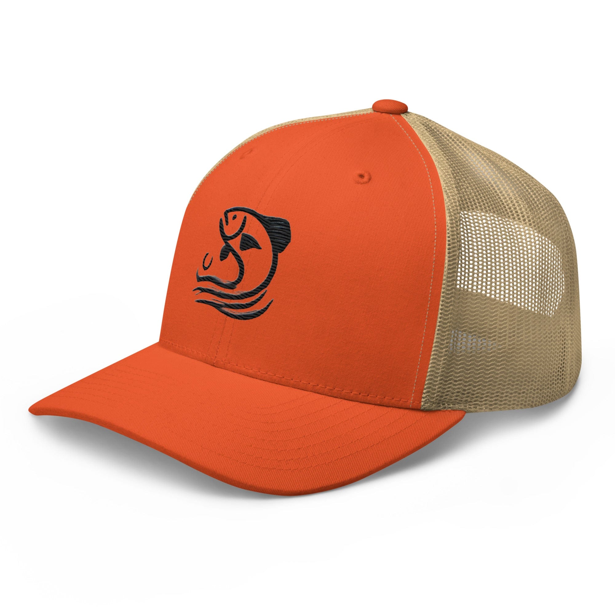 Cast Away Embroidered Minimalist Fishing Trucker Hat Stylish Casual Everyday Hat Fishing Gift Fish Graphic - Triniskies