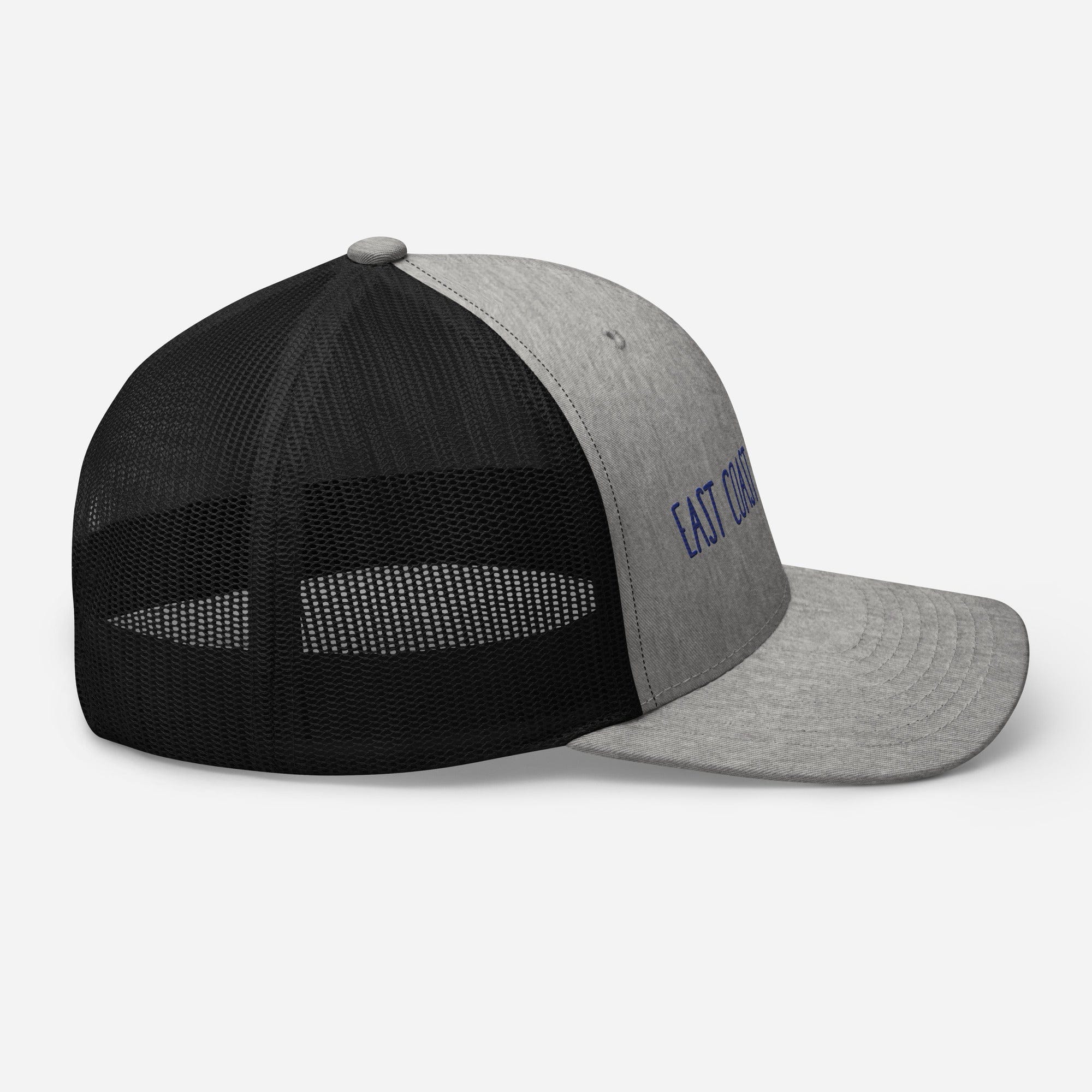 East Coast Brooklyn Embroidered Snapback Trucker Cap, Adjustable Mesh Back Hat - Triniskies