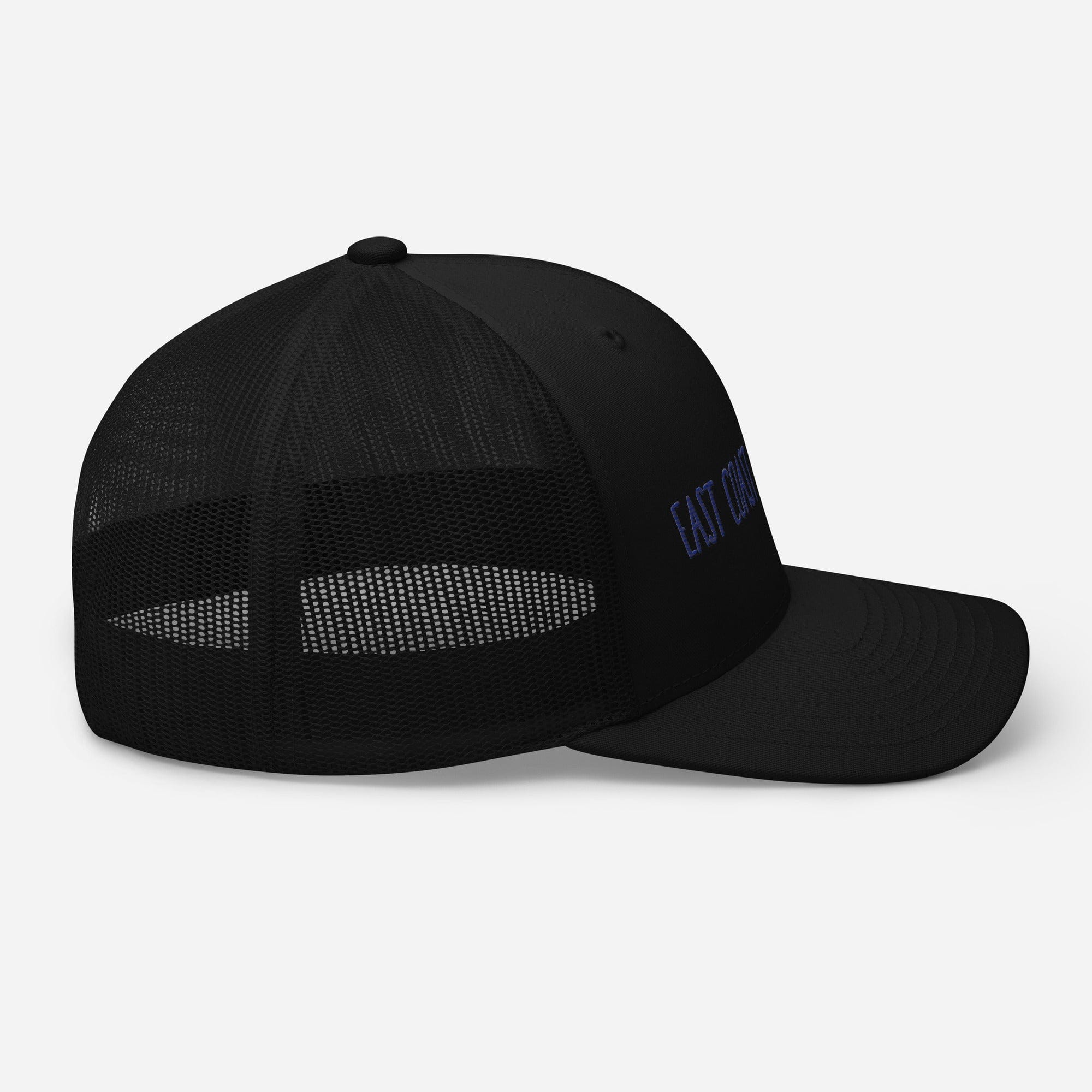 East Coast Brooklyn Embroidered Snapback Trucker Cap, Adjustable Mesh Back Hat - Triniskies