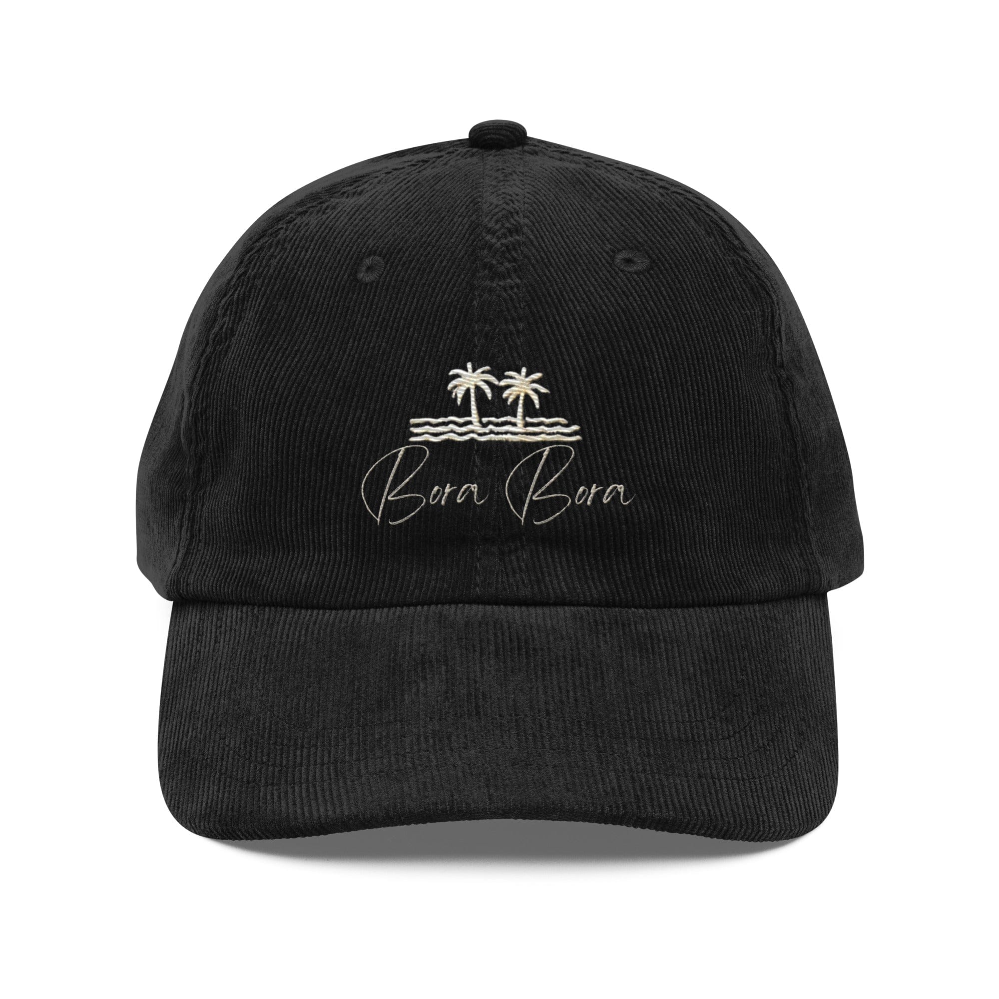 Embroidered Bora Bora Vintage Corduroy Cap – Classic Island Style & Comfort - Triniskies