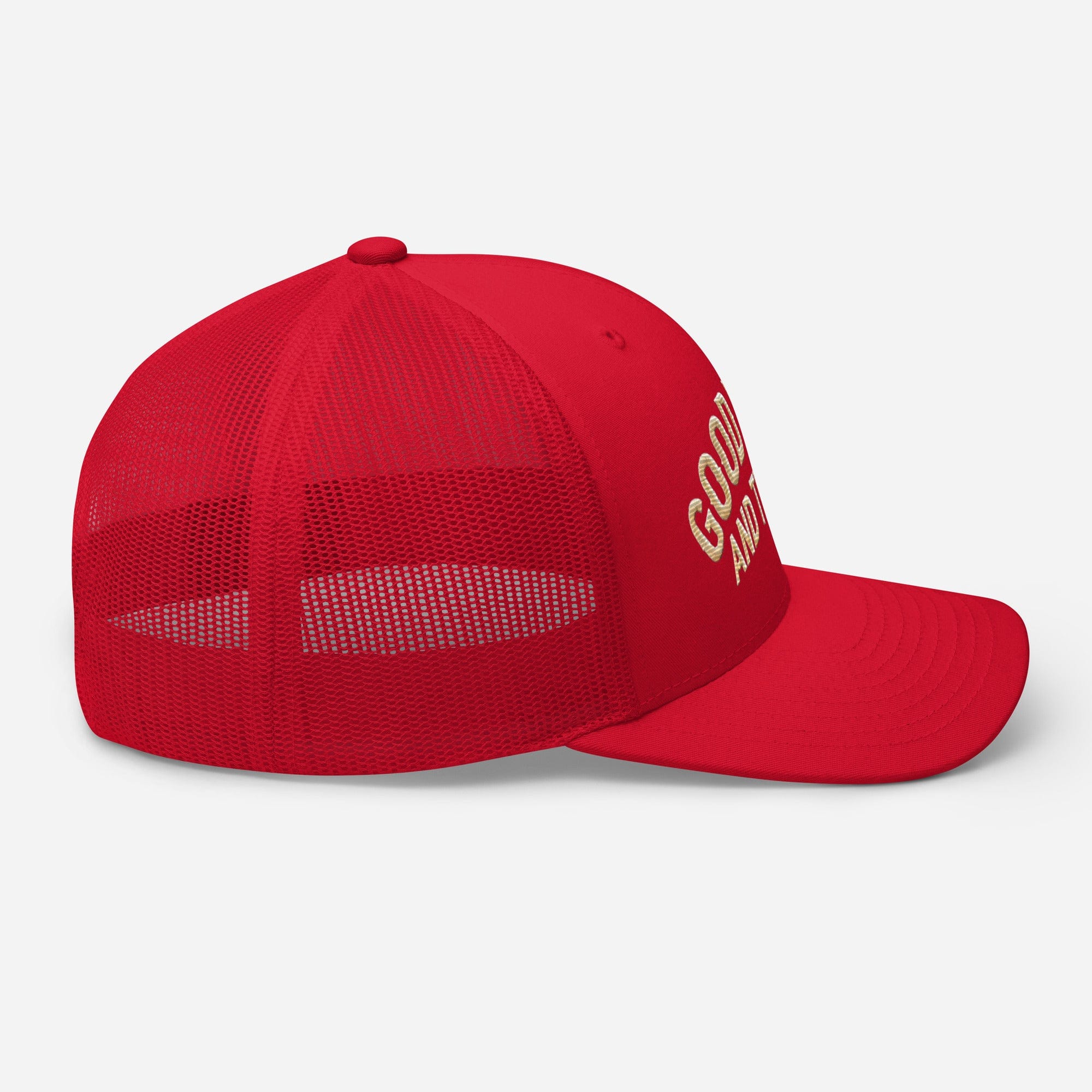 Good Vibes and Tequila Embroidered Trucker Cap: Classic Mesh Back, Adjustable Fit Great Gift - Triniskies