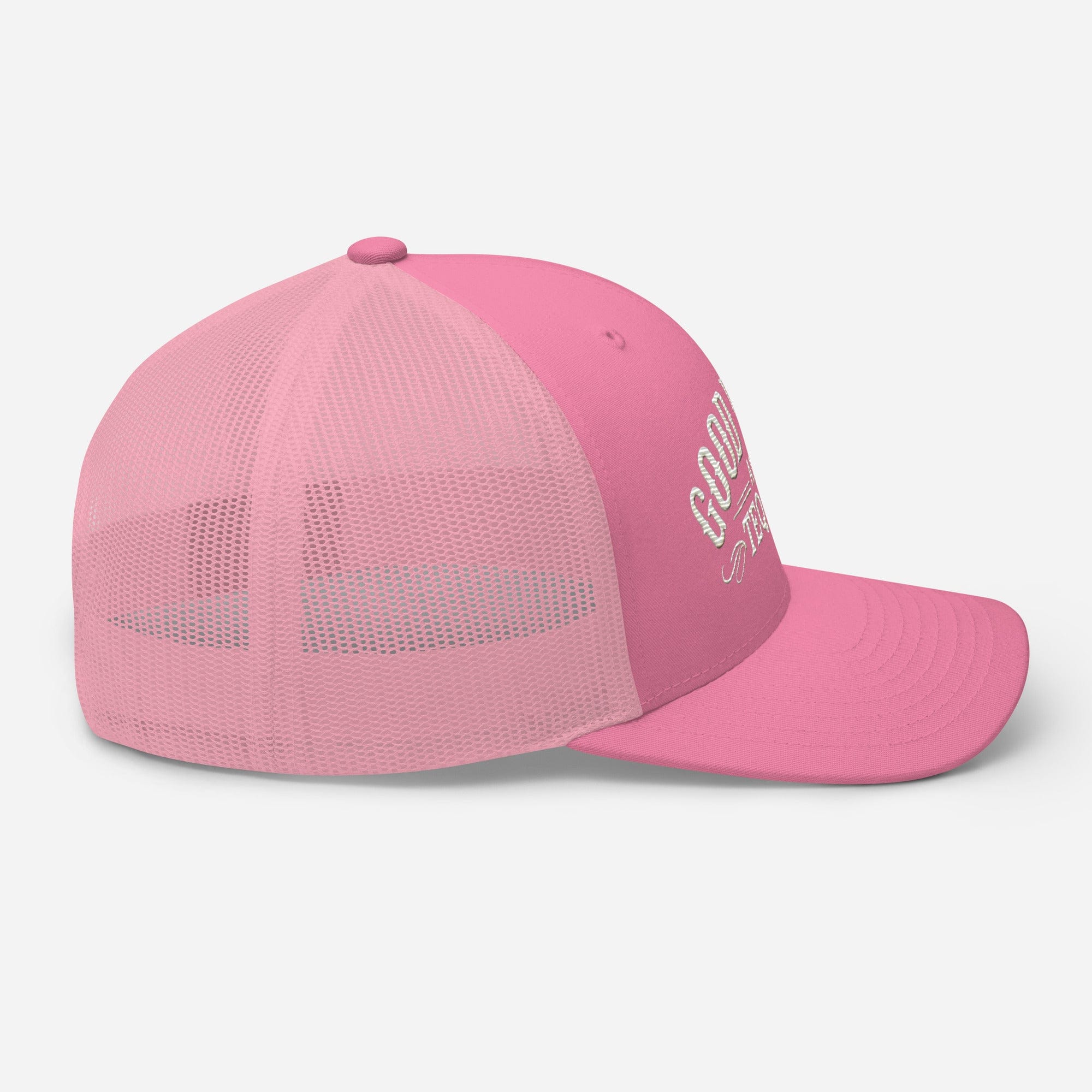 Good Vibes and Tequila Embroidered Trucker Cap: Classic Mesh Back, Adjustable Fit Party Hat Great Gift Idea - Triniskies