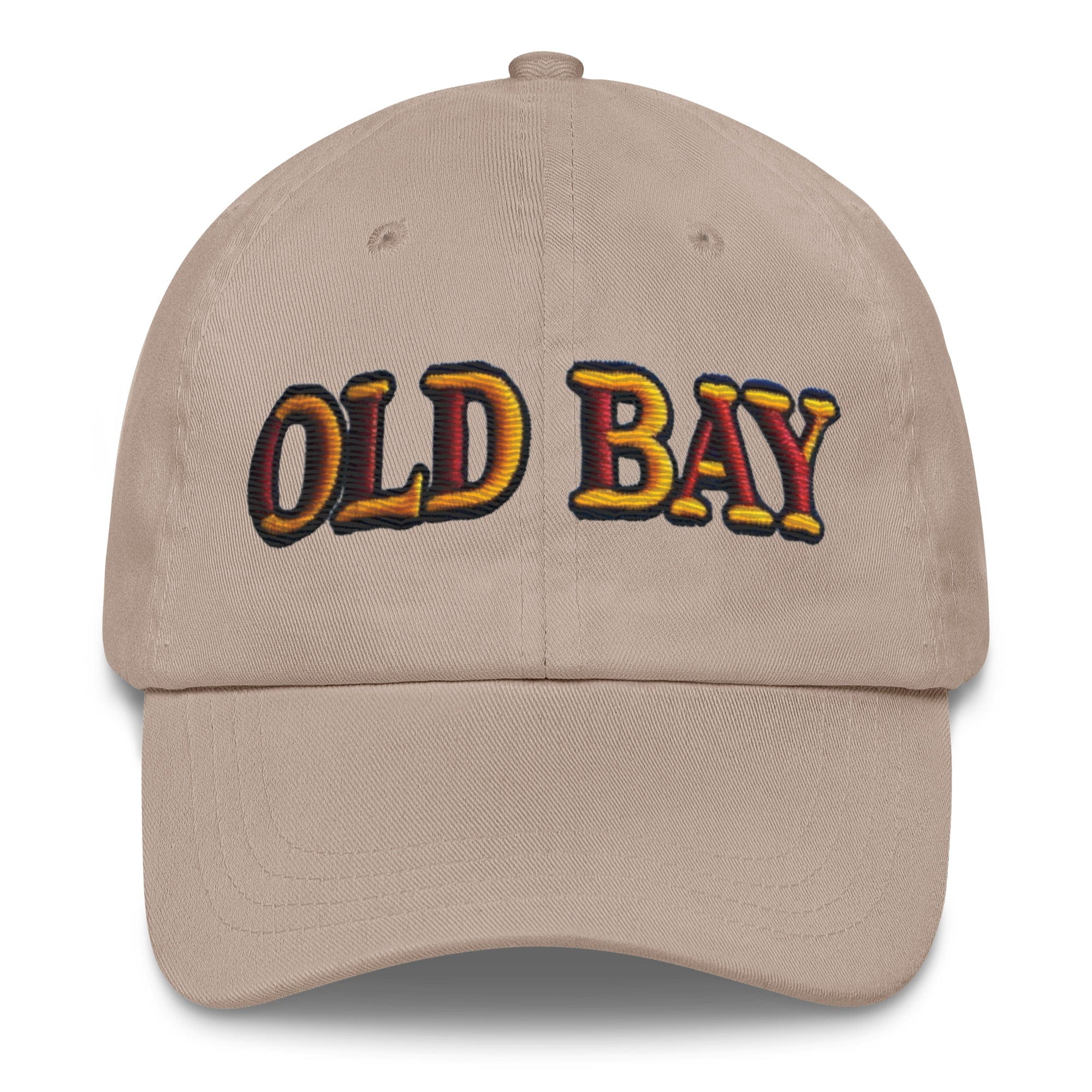 Old Bay Embroidered Dad Hat - Low Profile, Adjustable Strap, Comfortable Fit Great Gift Maryland Chesapeake Bay - Triniskies