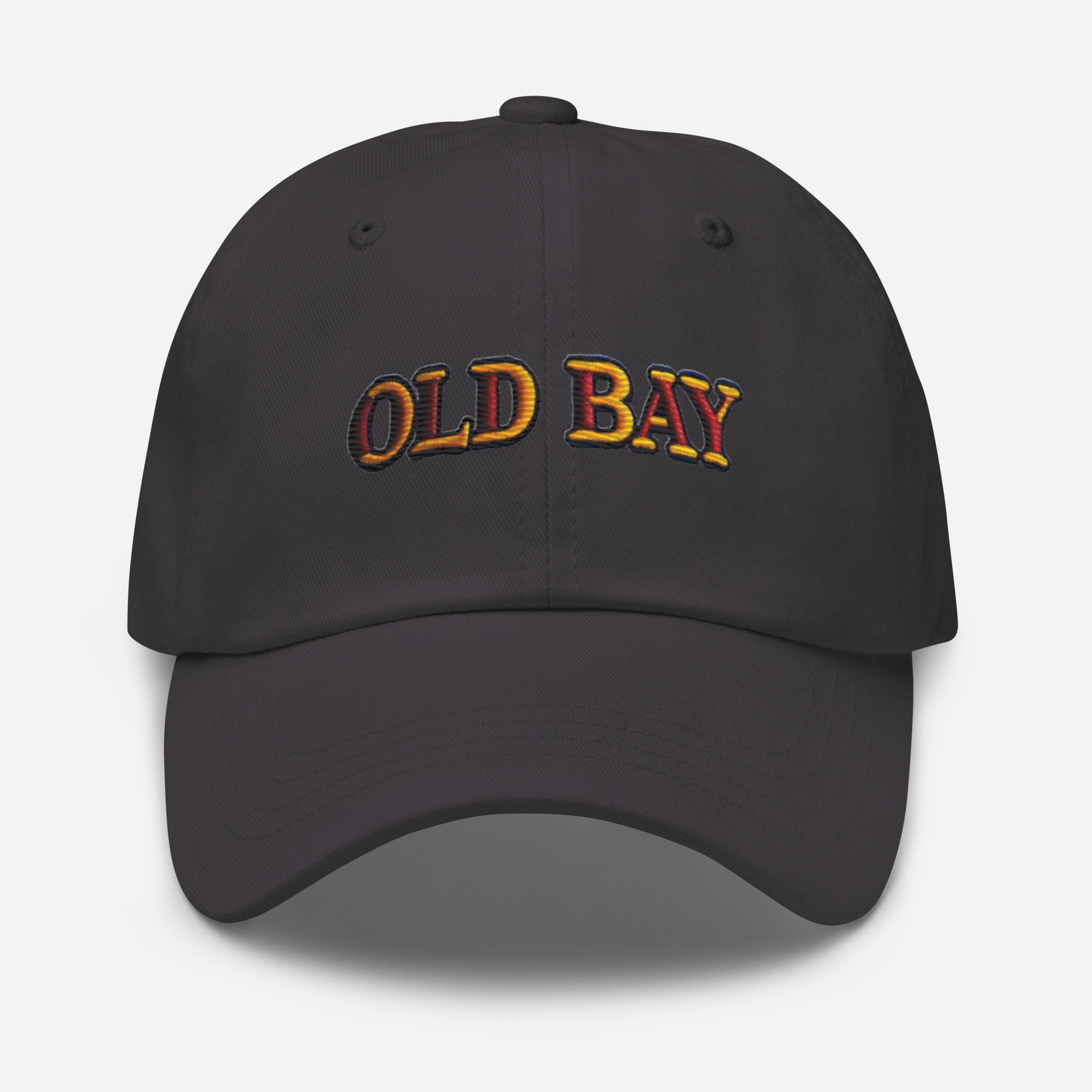 Old Bay Embroidered Dad Hat - Low Profile, Adjustable Strap, Comfortable Fit Great Gift Maryland Chesapeake Bay - Triniskies