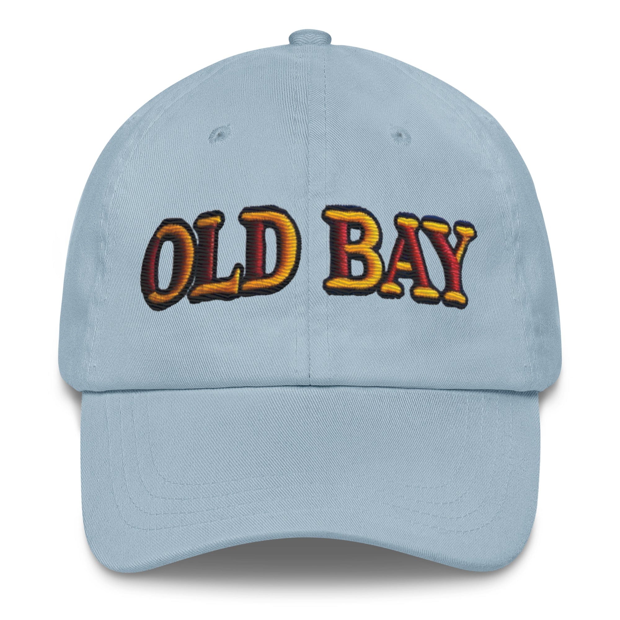 Old Bay Embroidered Dad Hat - Low Profile, Adjustable Strap, Comfortable Fit Great Gift Maryland Chesapeake Bay - Triniskies