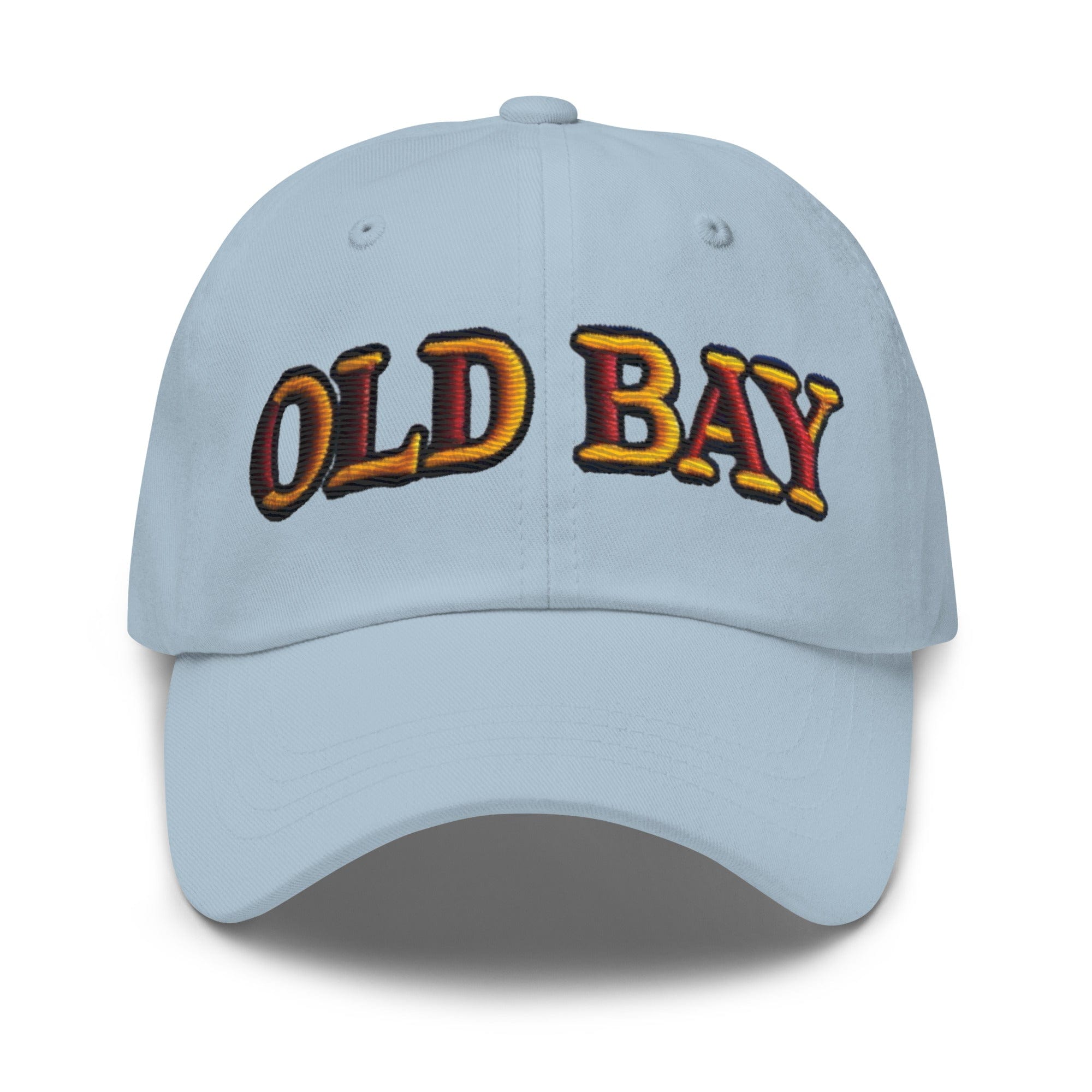 Old Bay Embroidered Dad Hat - Low Profile, Adjustable Strap, Comfortable Fit Great Gift Maryland Chesapeake Bay - Triniskies